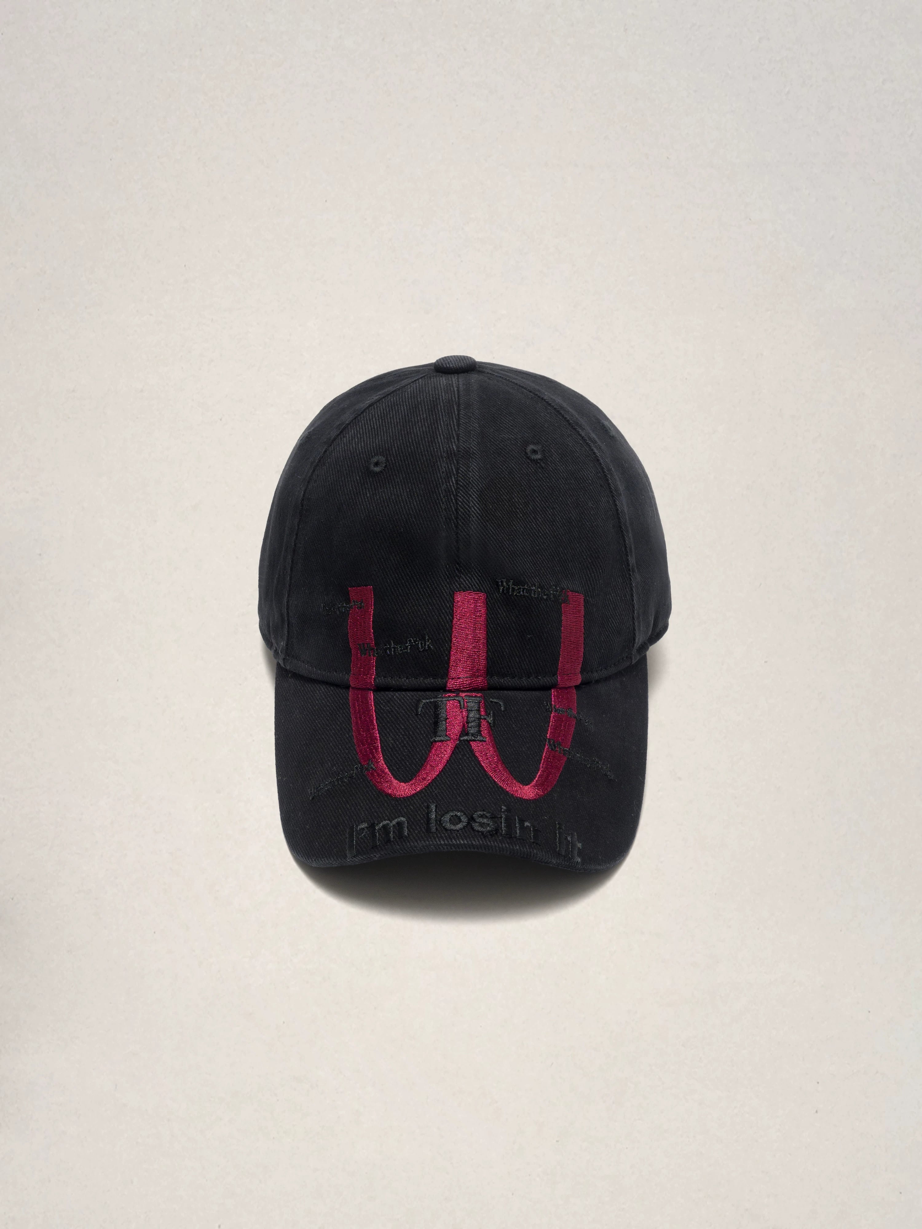 VINTAGE GRADIENT LETTER BASEBALL CAP