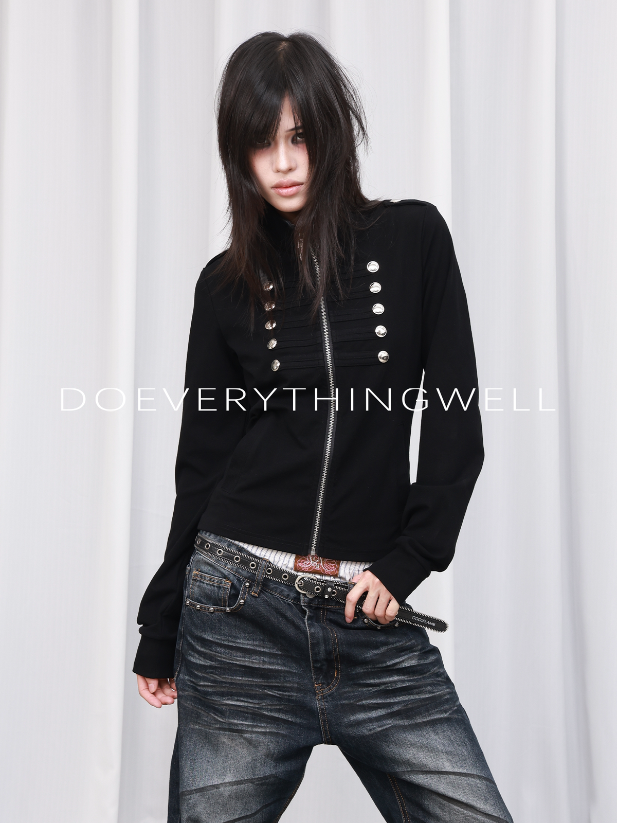 NAPOLEON-STYLE CROPPED JACKET