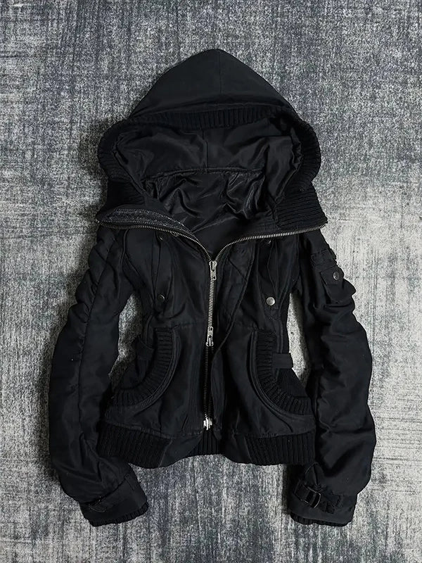 RETRO BLACK JACKET COAT