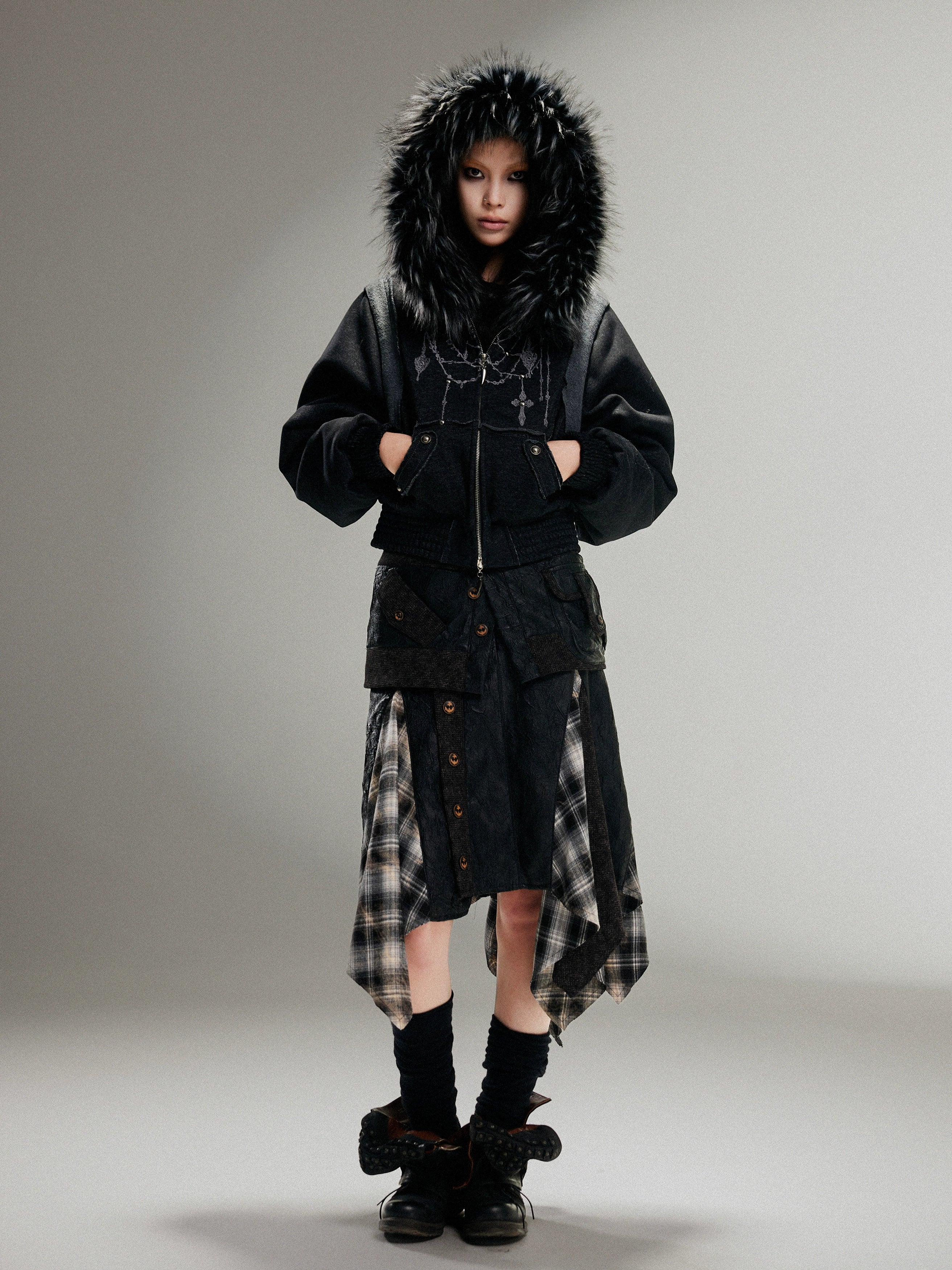 PUNK ROCK SWEATER JACKET