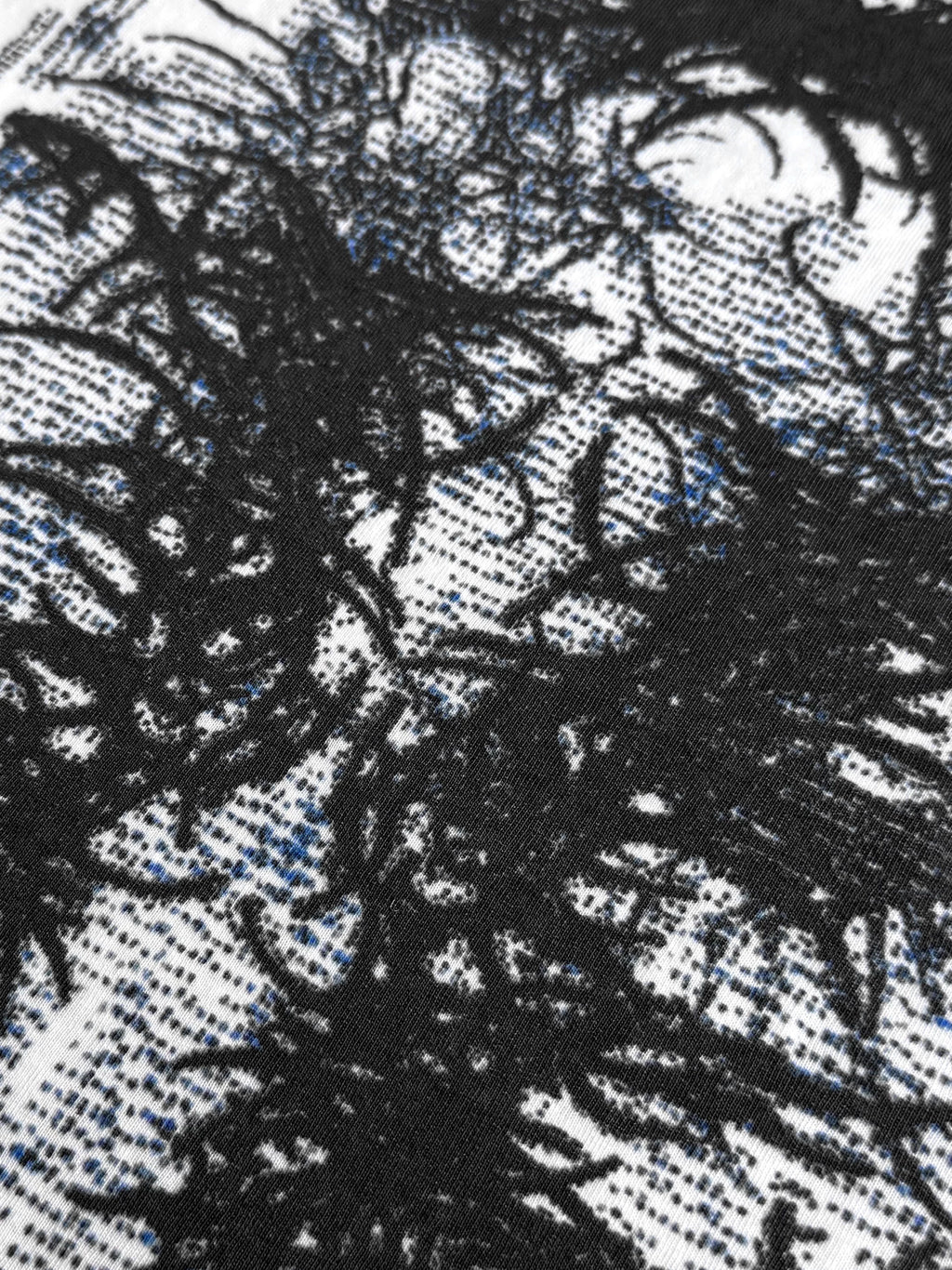 DISTRESSED ALIEN PRINT T-SHIRT