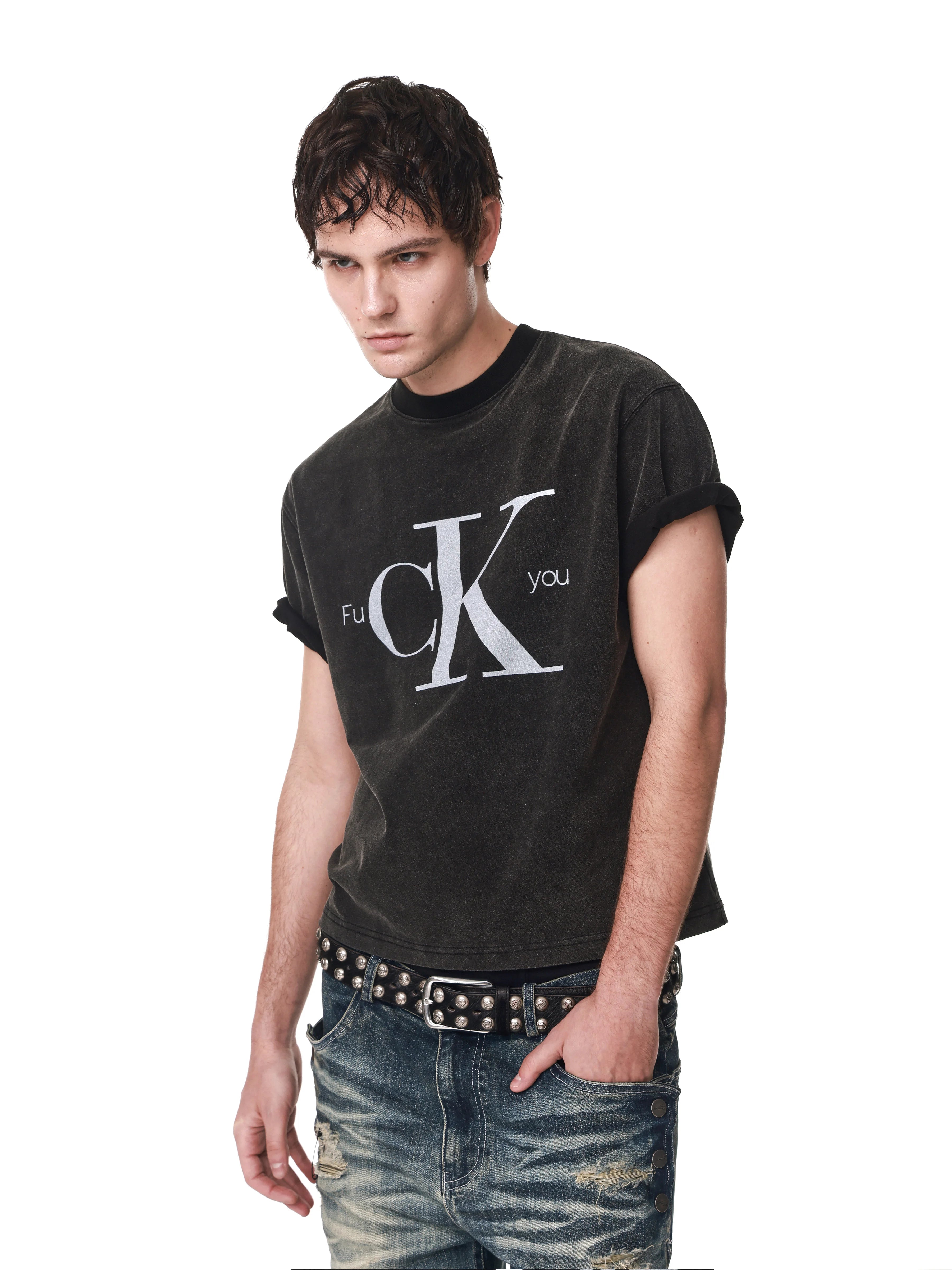 VINTAGE SLOGAN HEAVYWEIGHT T-SHIRT