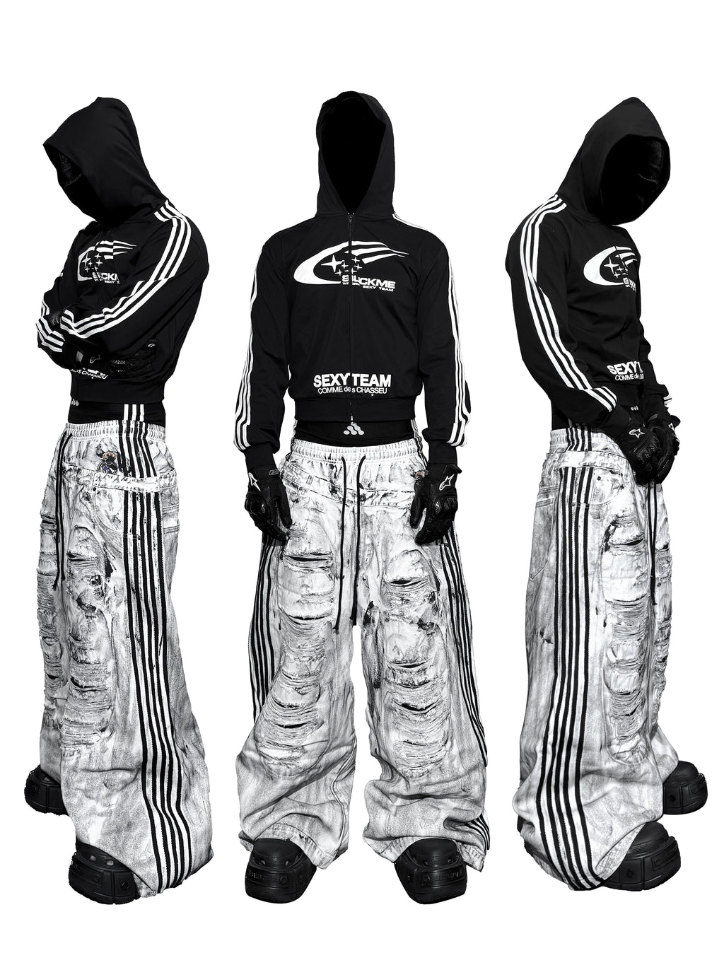 IRIDESCENT CRASH PANTS