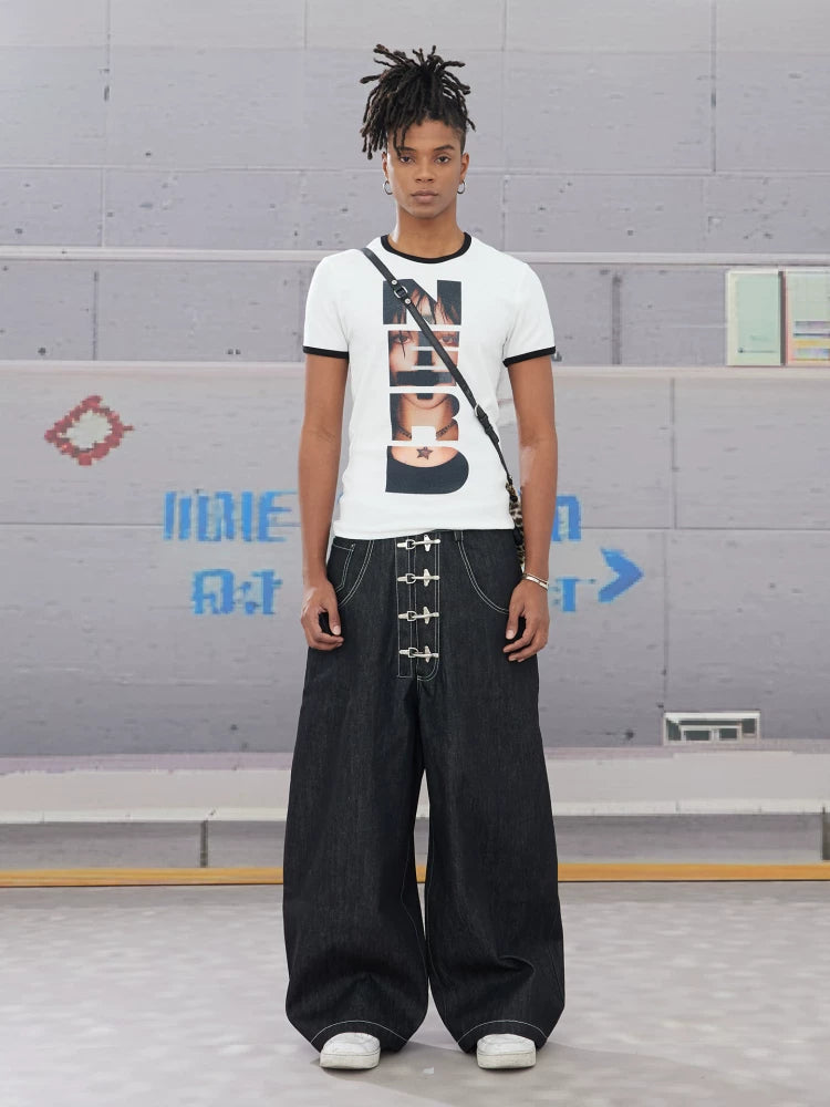 NERD PUNK SPLICED T-SHIRT