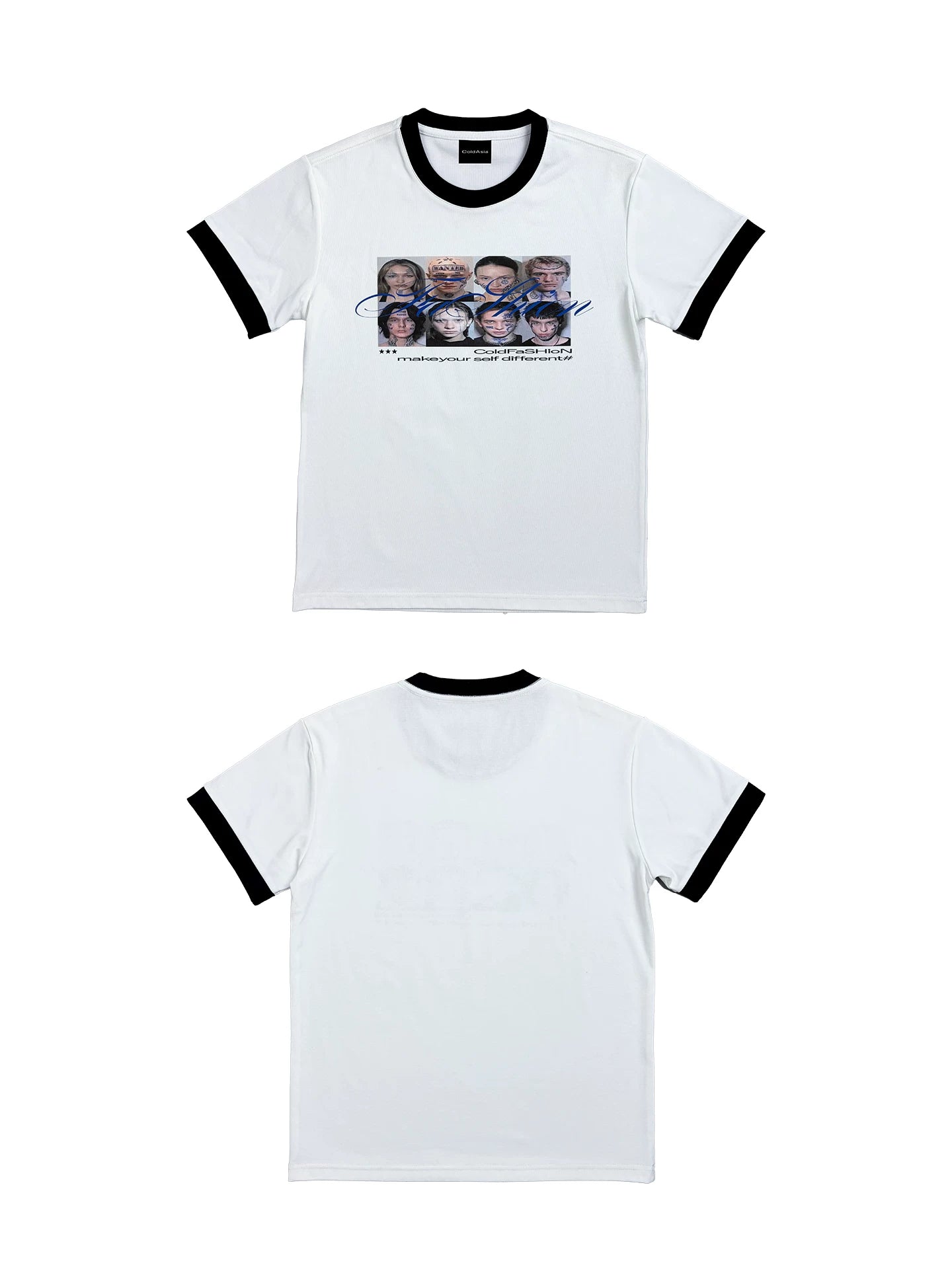 FASCINATING PRINTED SHOULDER T-SHIRT