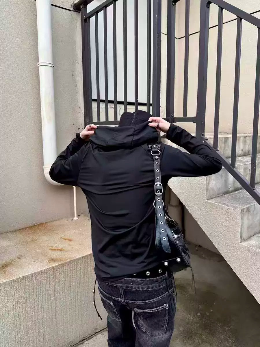 HIGH ELASTIC SLIM FIT HOODIE
