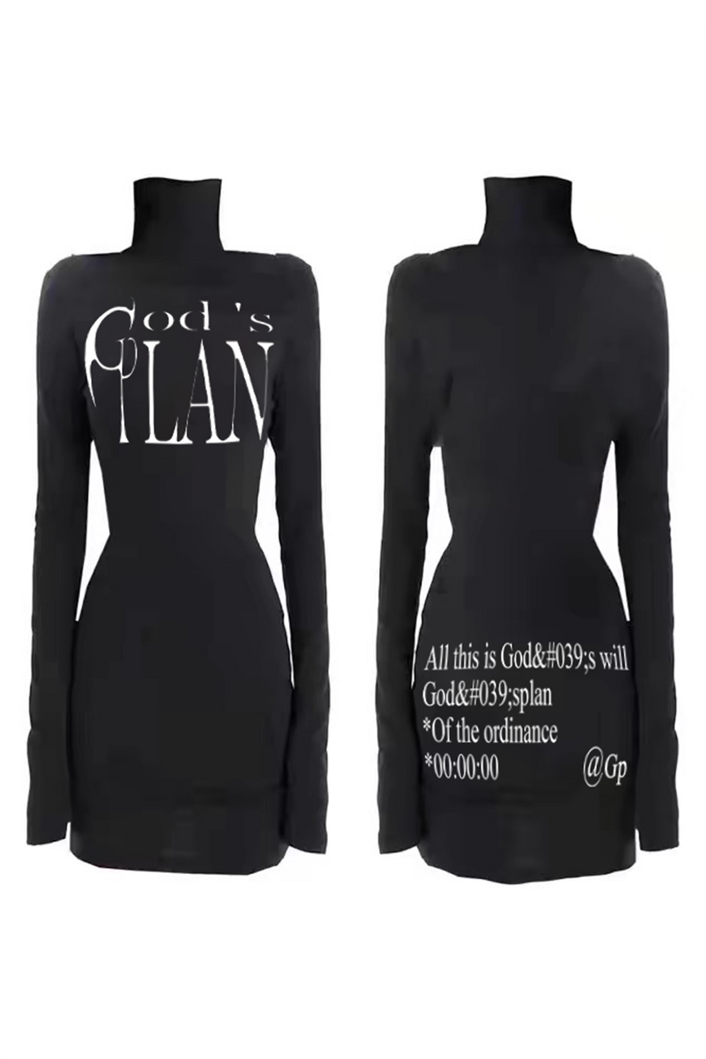 CHIC DARK WRAP DRESS