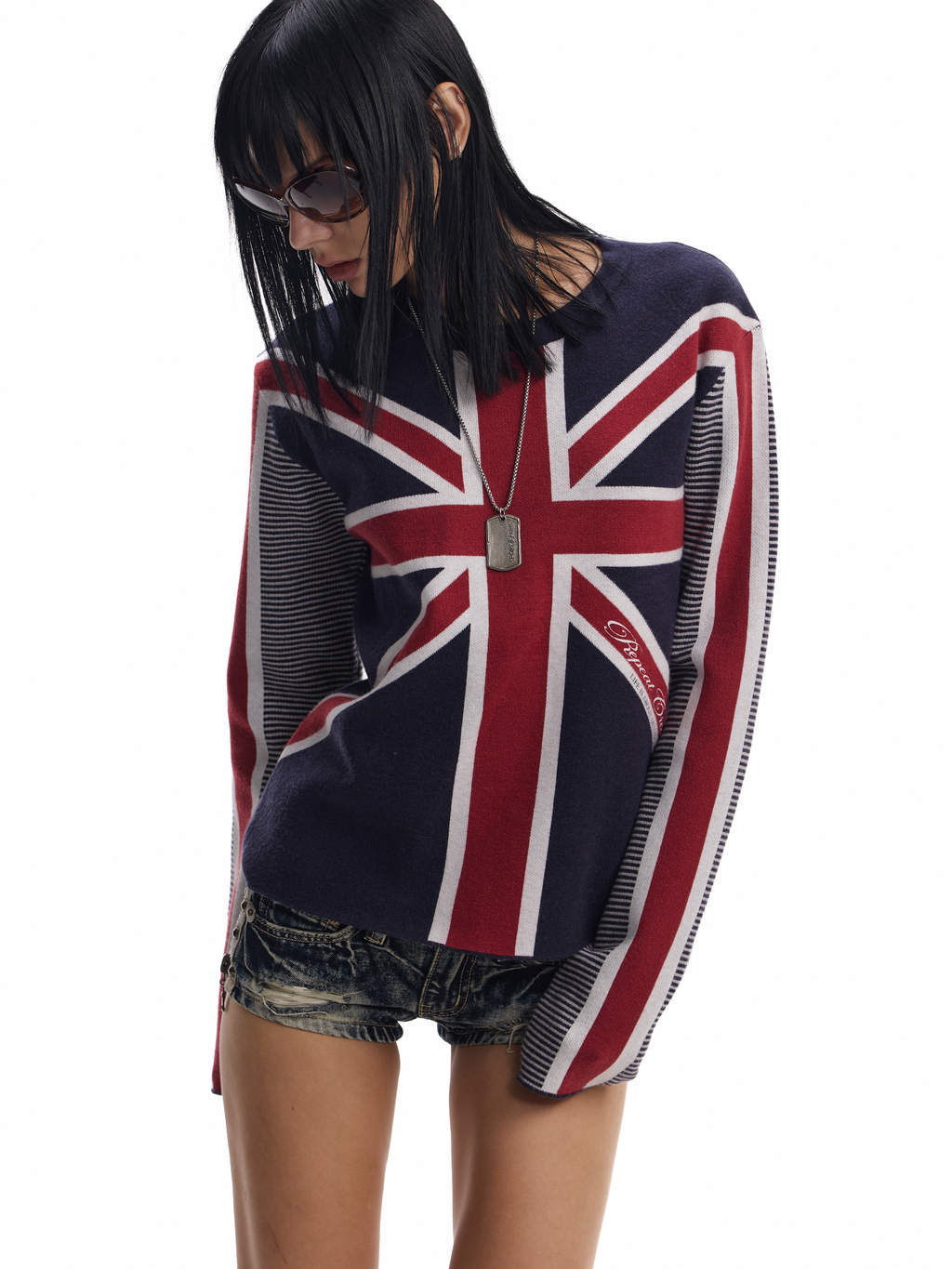 UNION JACK STRIPE SWEATER