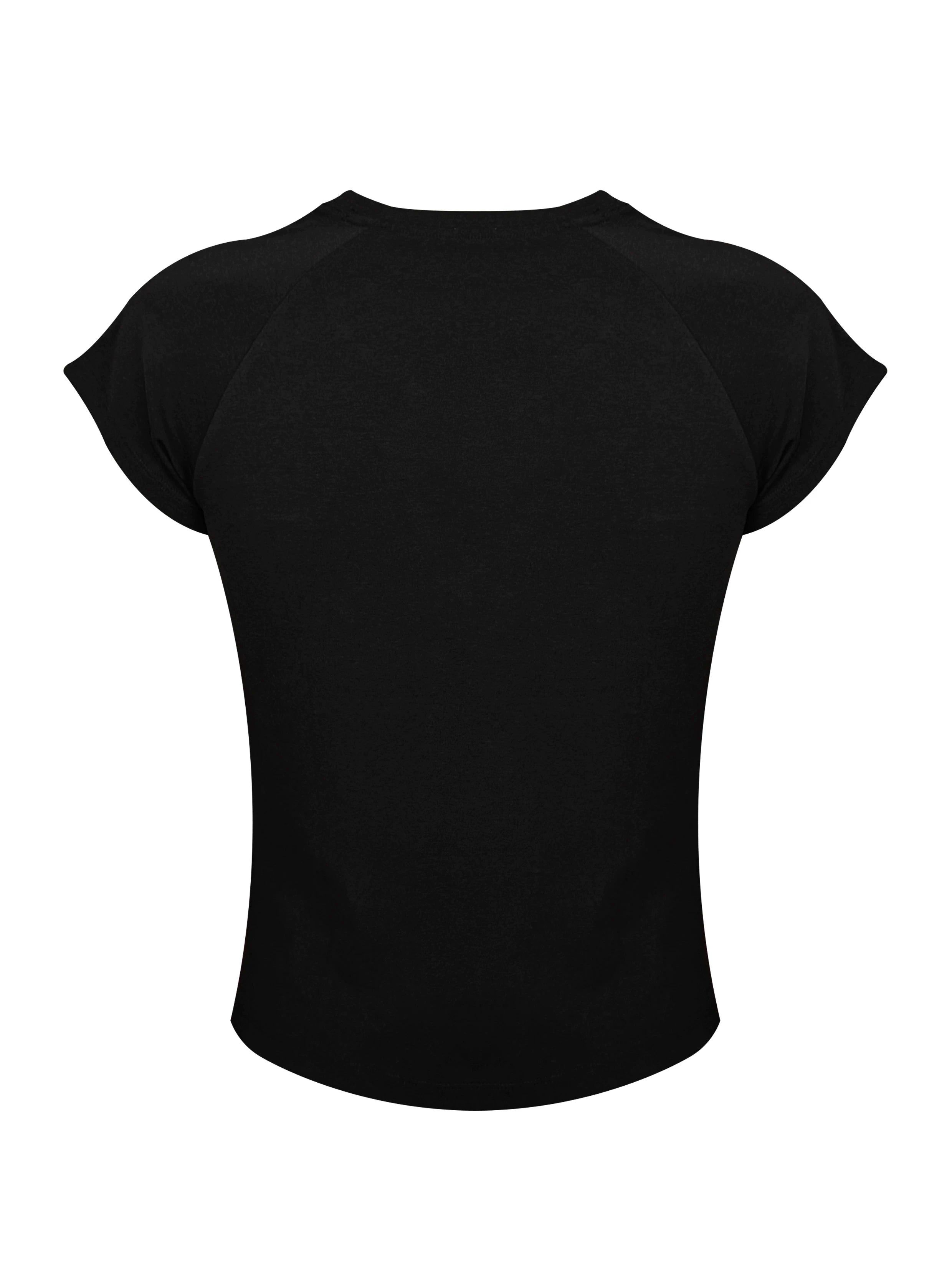 STRUCTURED SPLIT FLY T-SHIRT