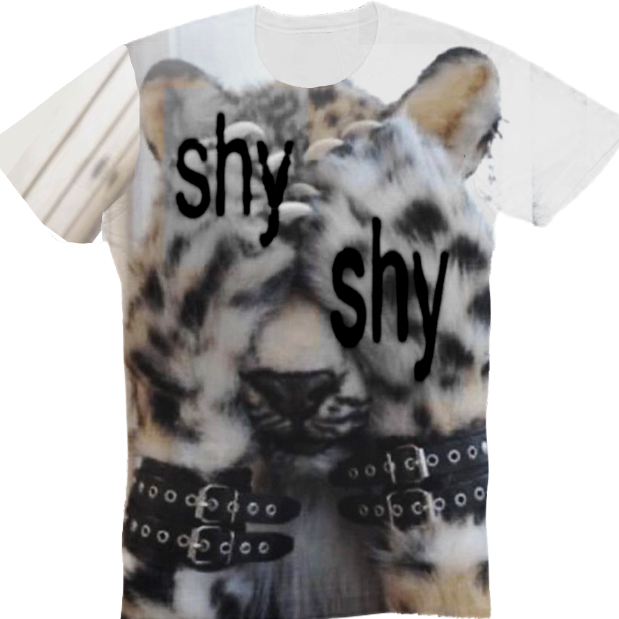 RHINESTONE LEOPARD GRAPHIC T-SHIRT