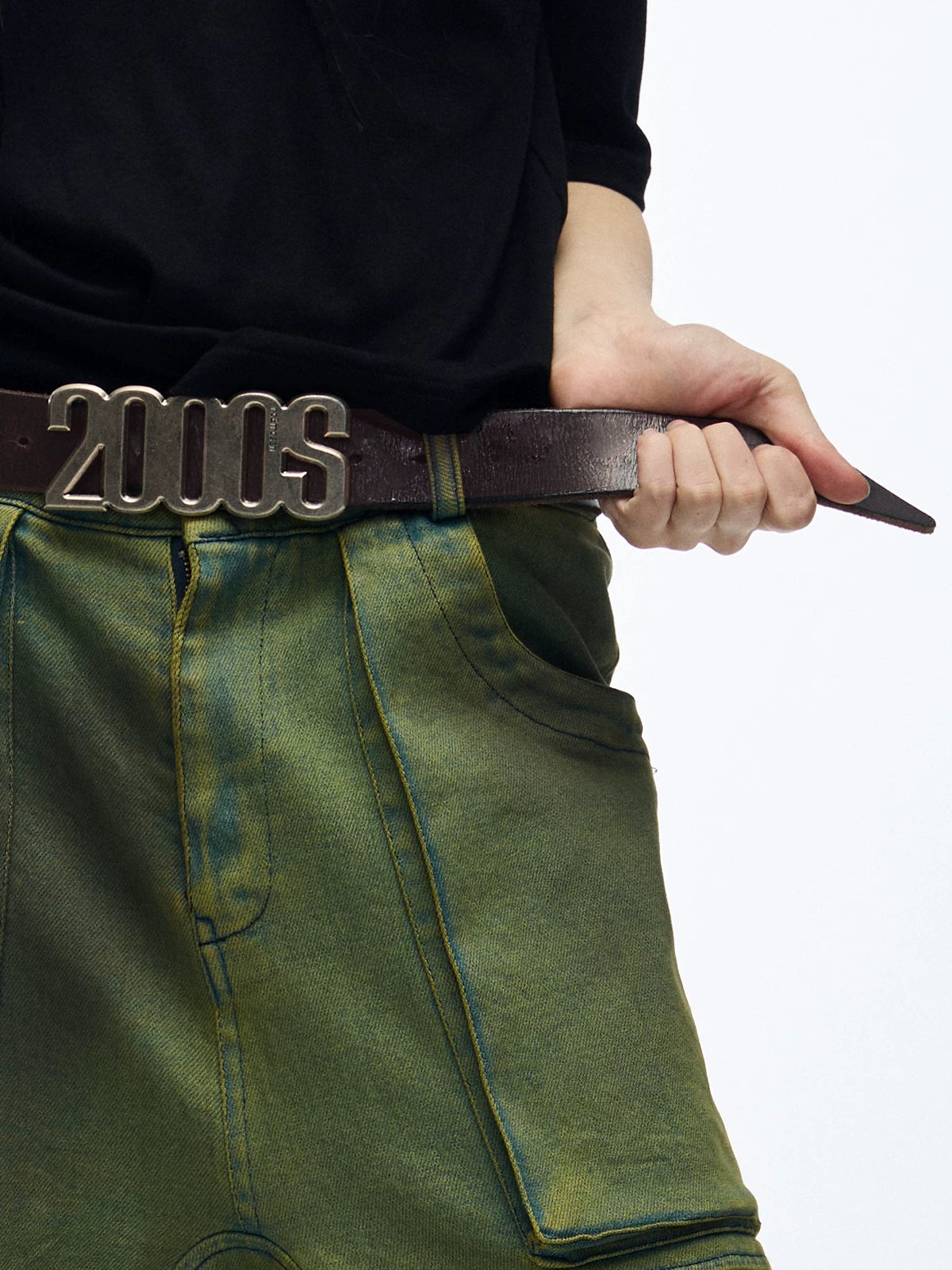 2000s LEATHER BELT