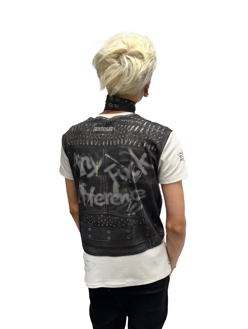 PUNK PORTRAIT GRAPHIC VEST
