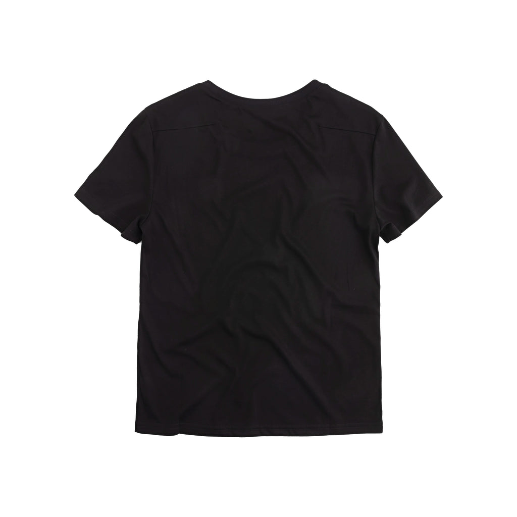 SLIM FIT BLACK AND WHITE TEE