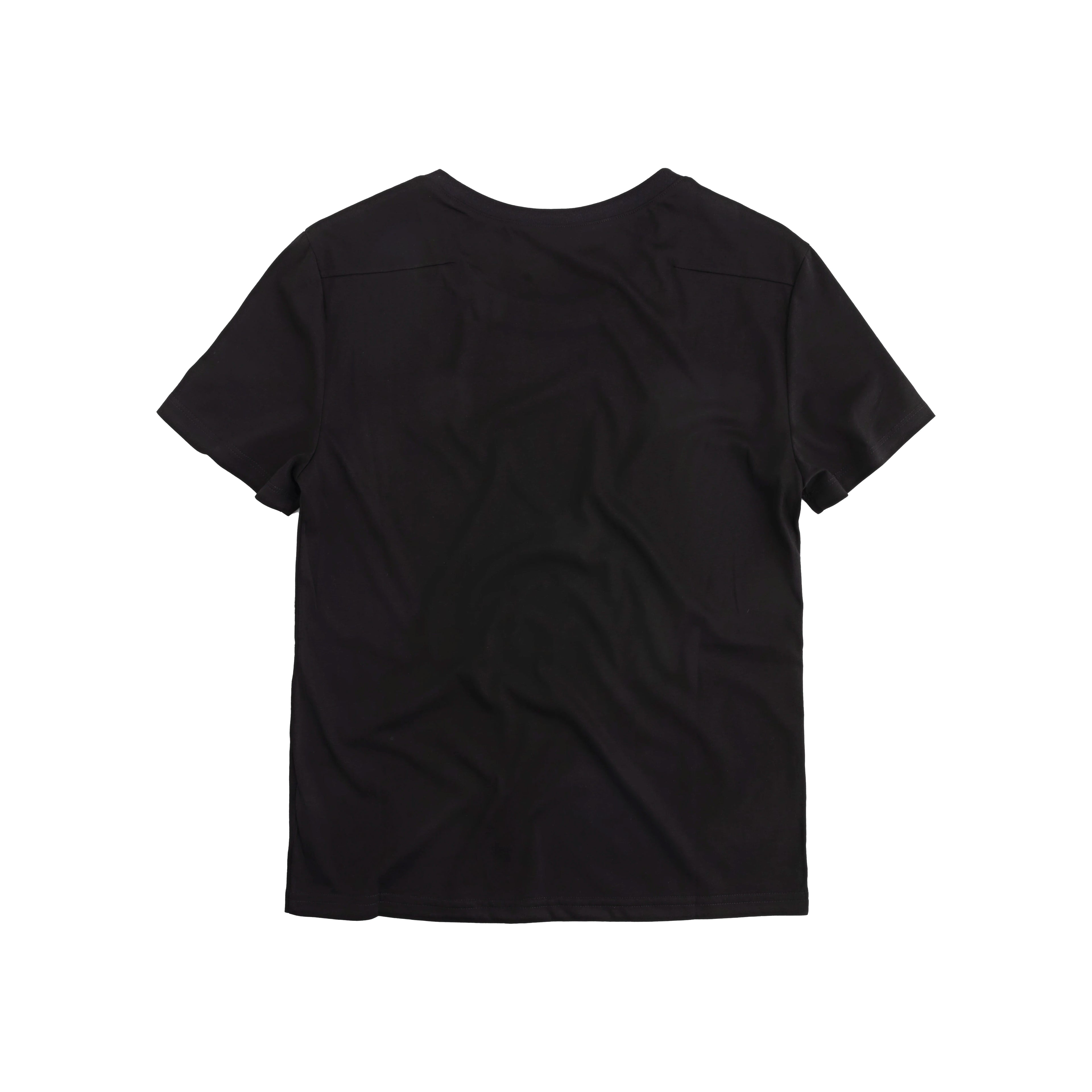 SLIM FIT BLACK AND WHITE TEE
