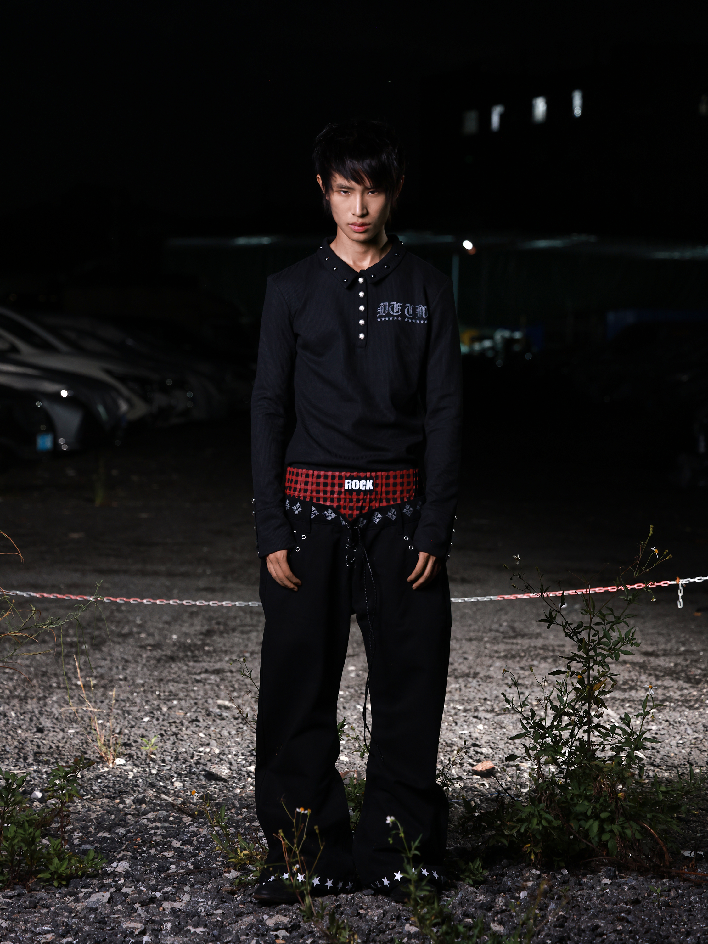 NICHE RIVETS HENLEY POLO