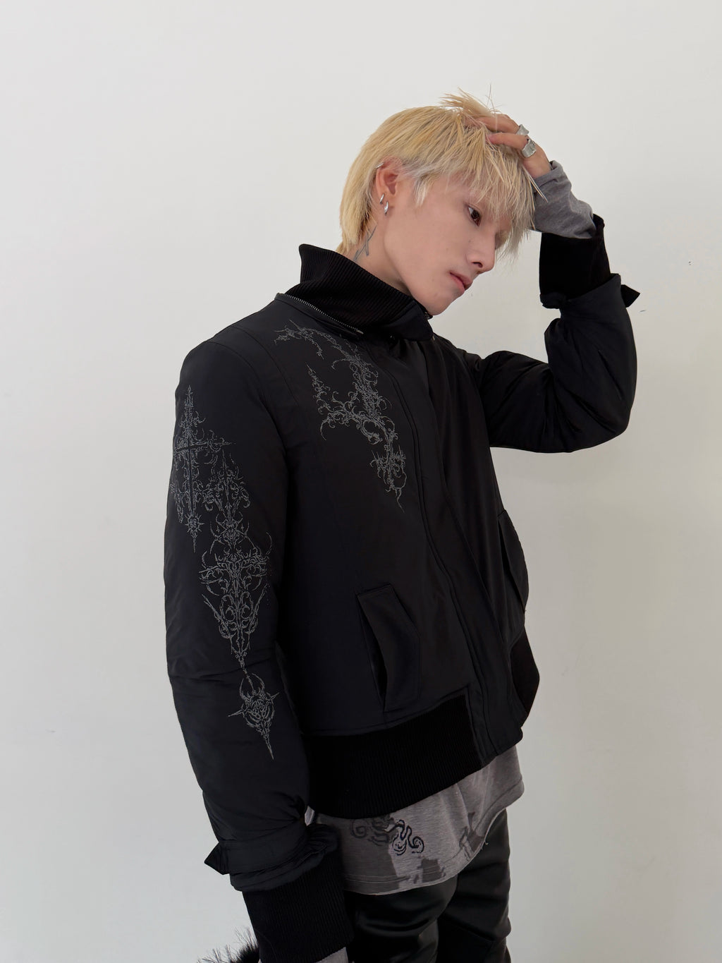 STYLISH PATCHWORK COTTON JACKET