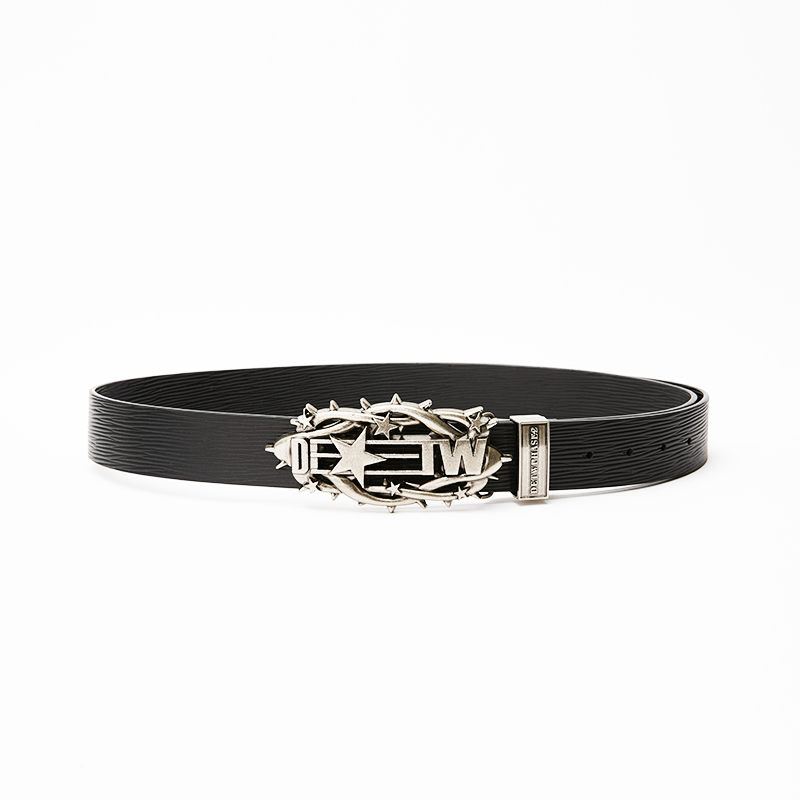 EMBOSSED LEATHER NICHE BELT