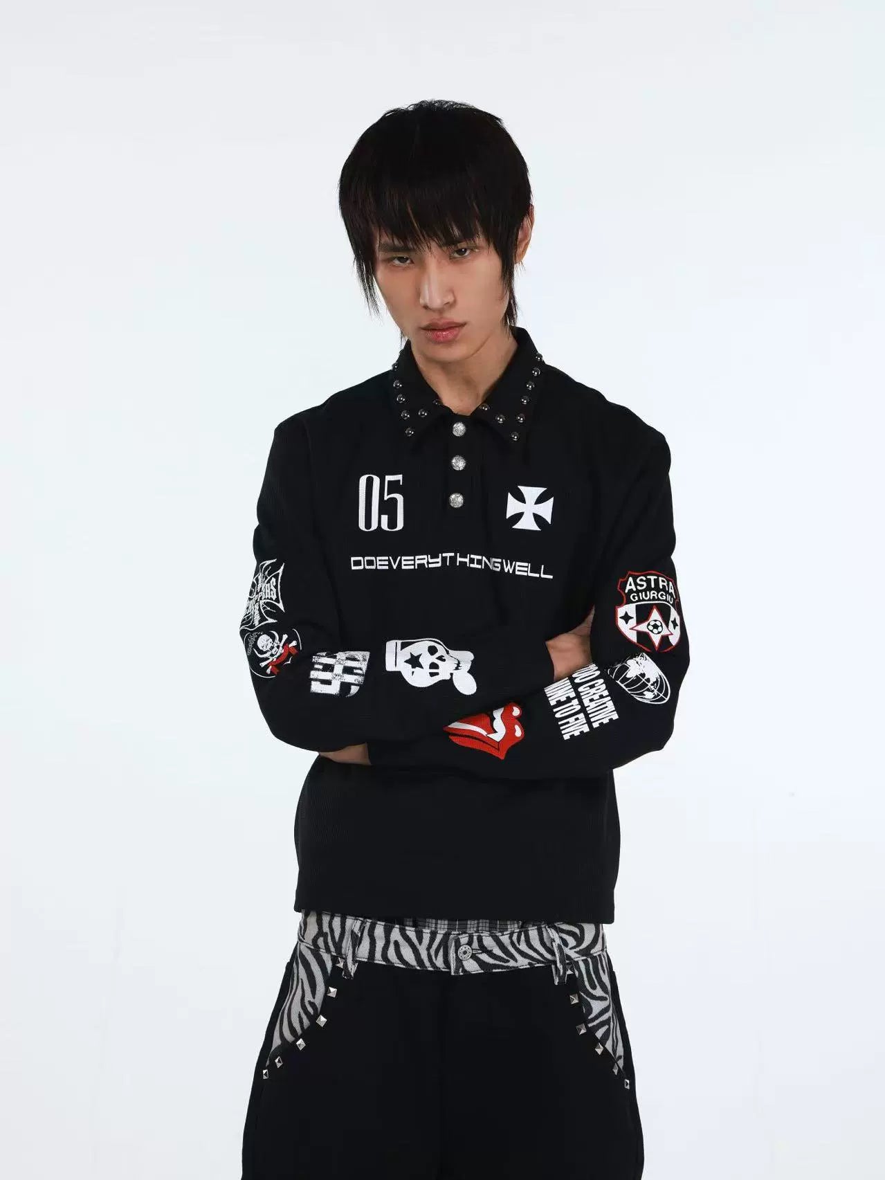 VINTAGE RIVET POLO SHIRT