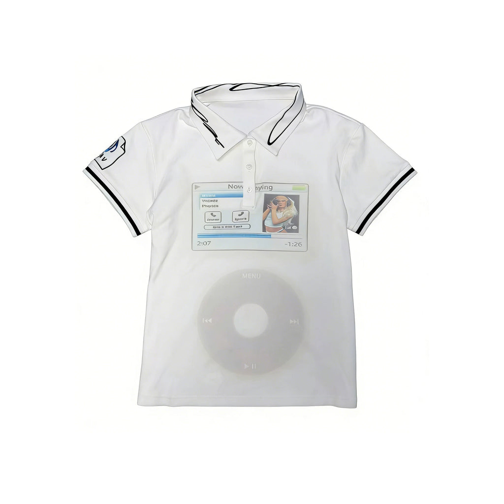 POSITIVE FLORAL POLO SHIRT