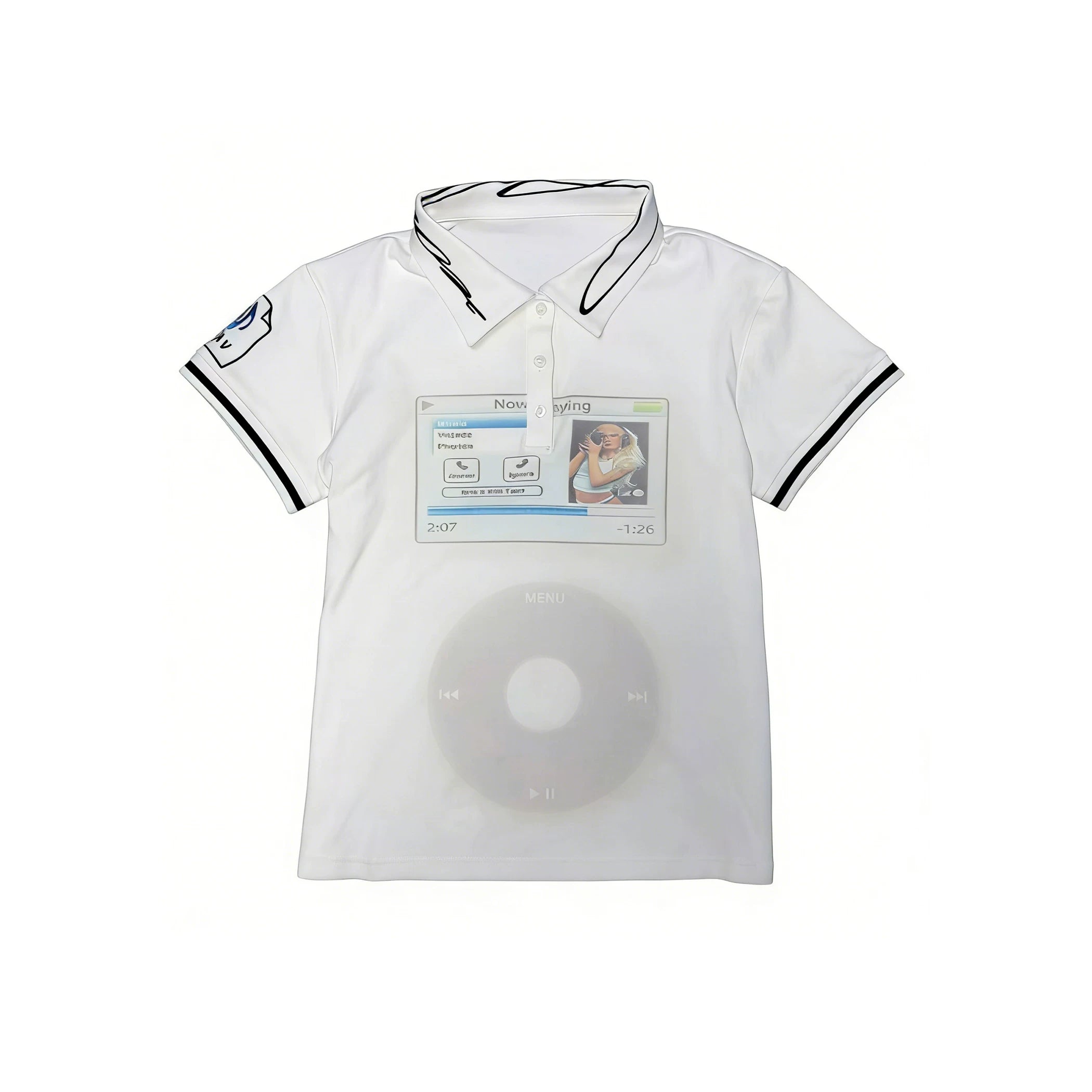 POSITIVE FLORAL POLO SHIRT