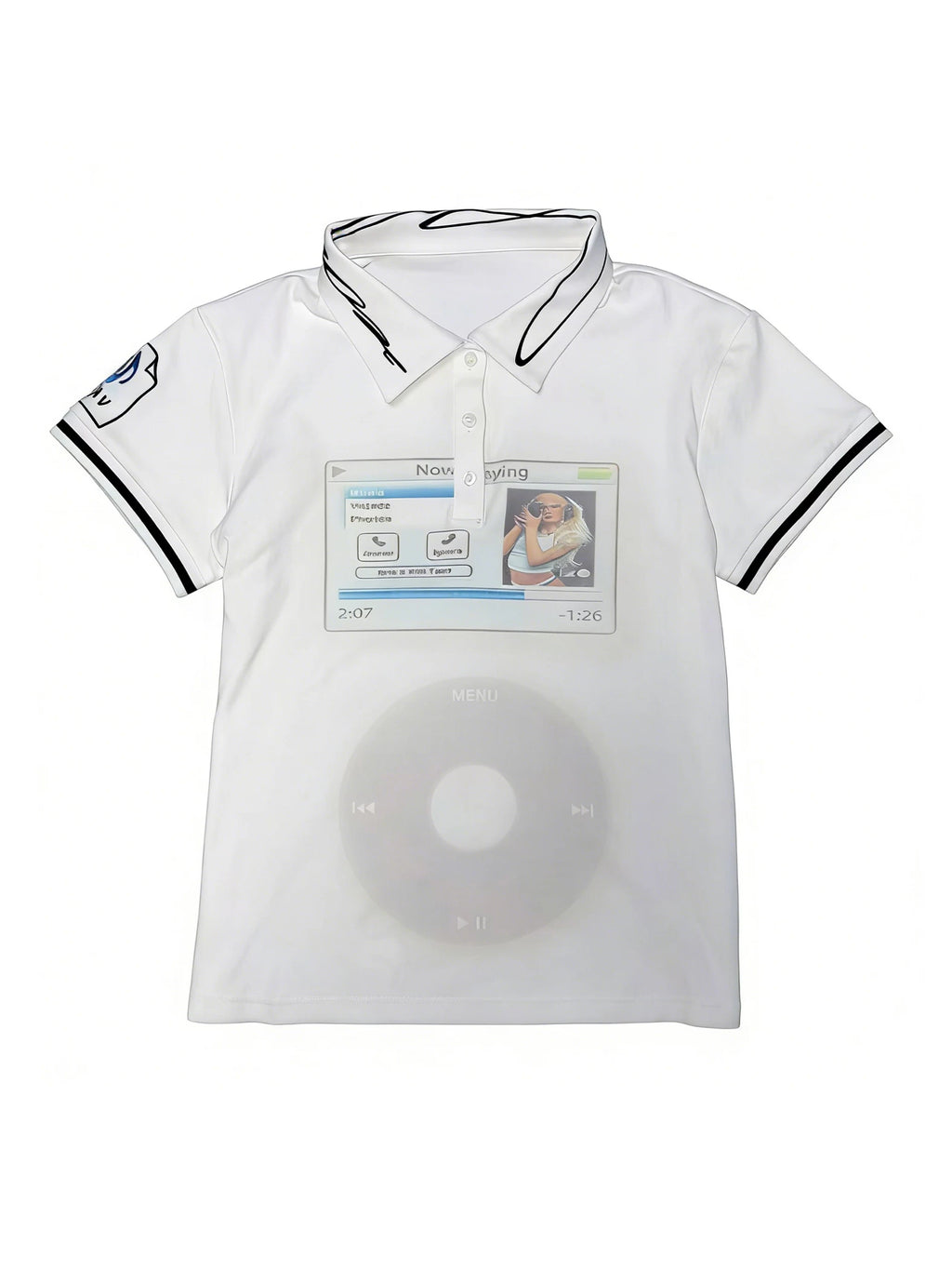 POSITIVE FLORAL POLO SHIRT
