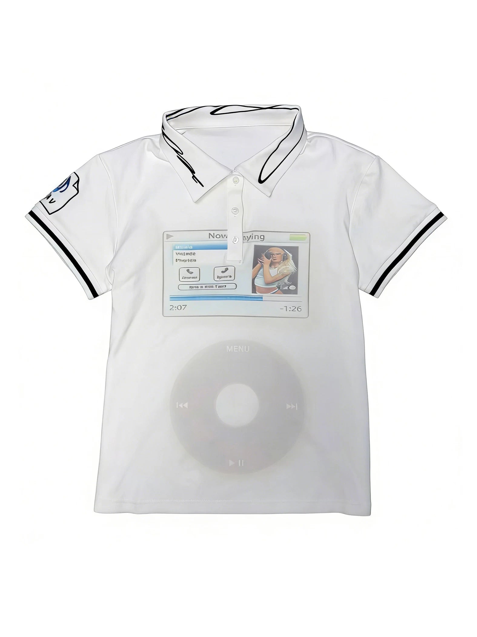 POSITIVE FLORAL POLO SHIRT
