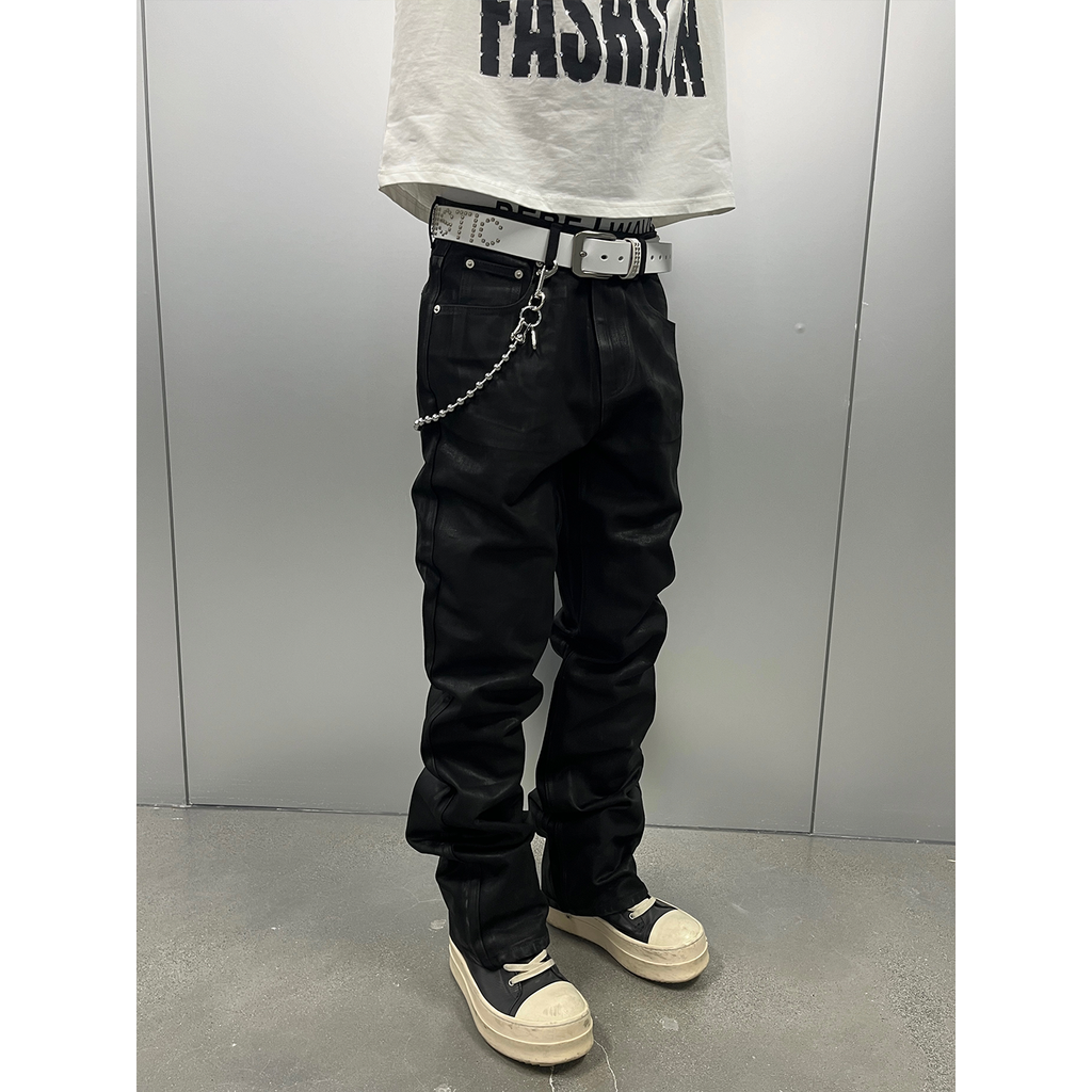 RETRO BRUSH WAX JEANS
