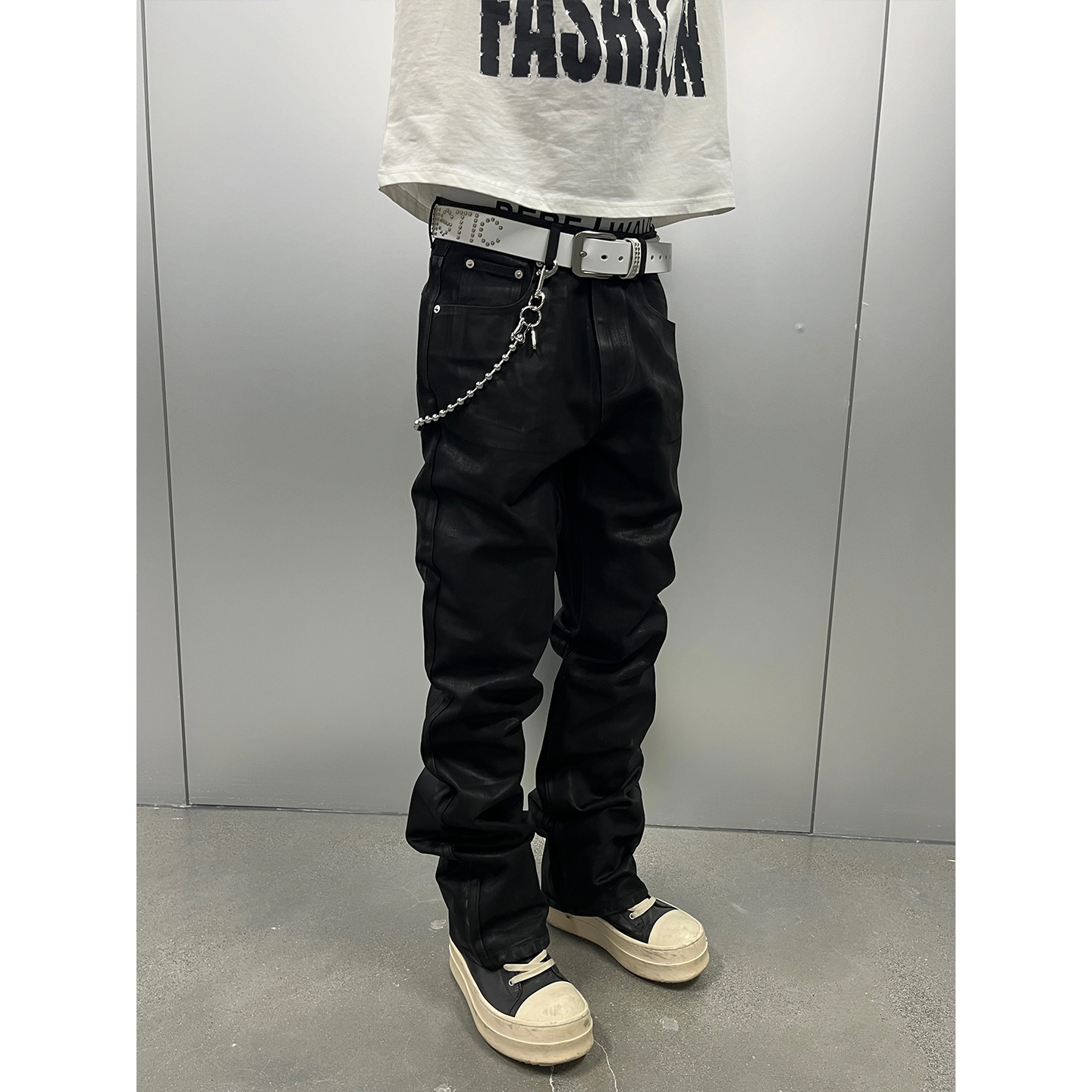 RETRO BRUSH WAX JEANS
