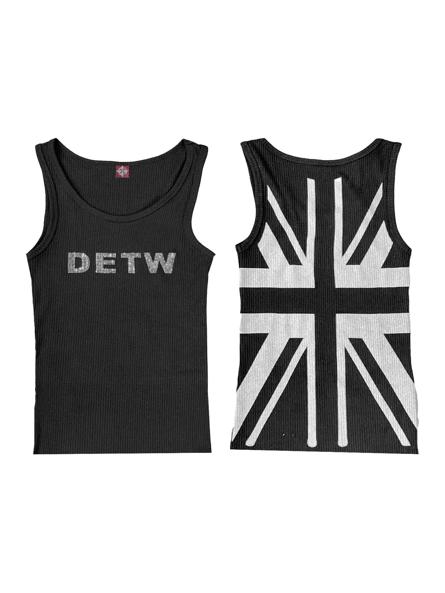 GLITTER FLAG SLIM FIT TANK TOP