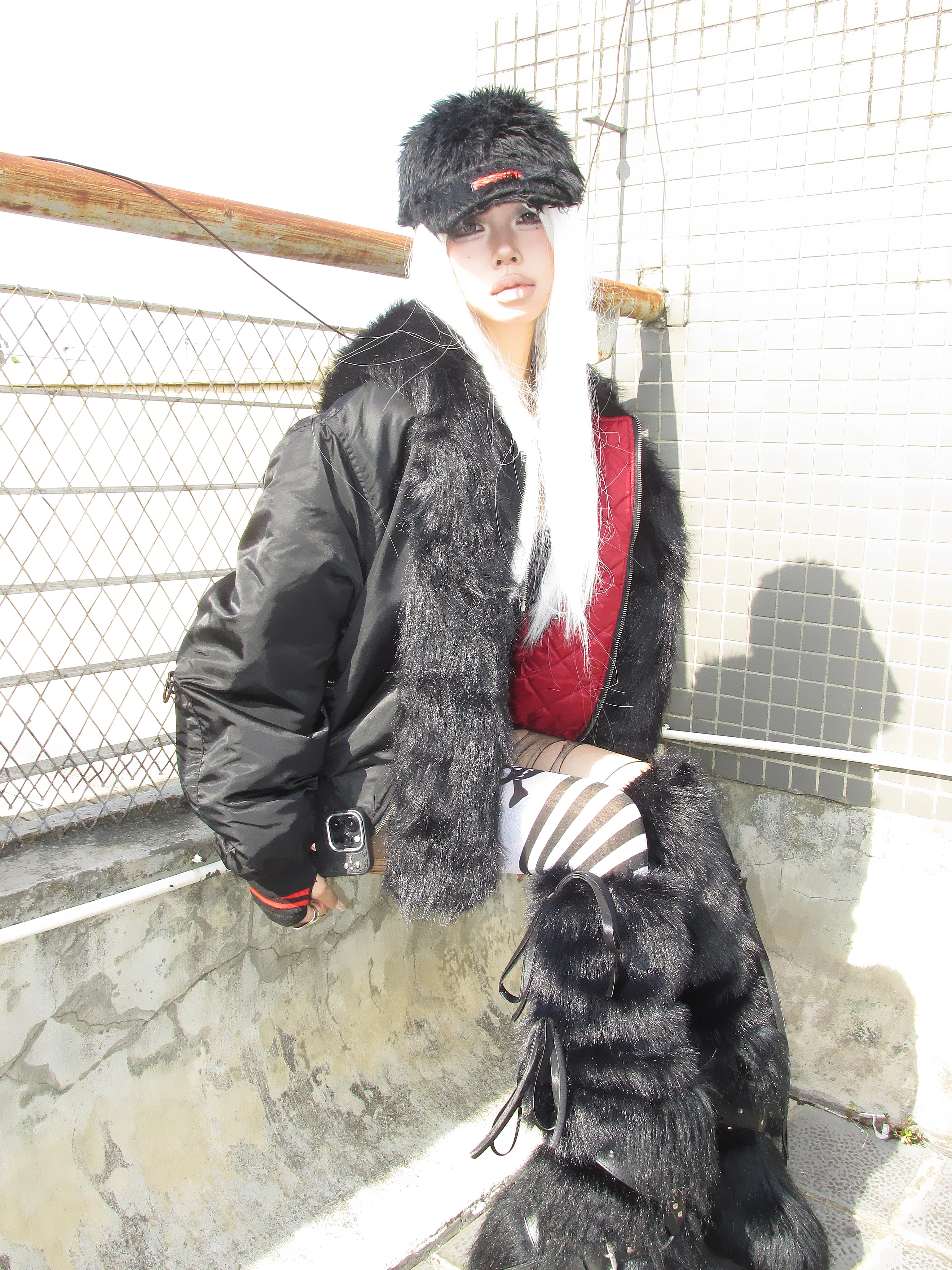 HOODED MA1 JACKET