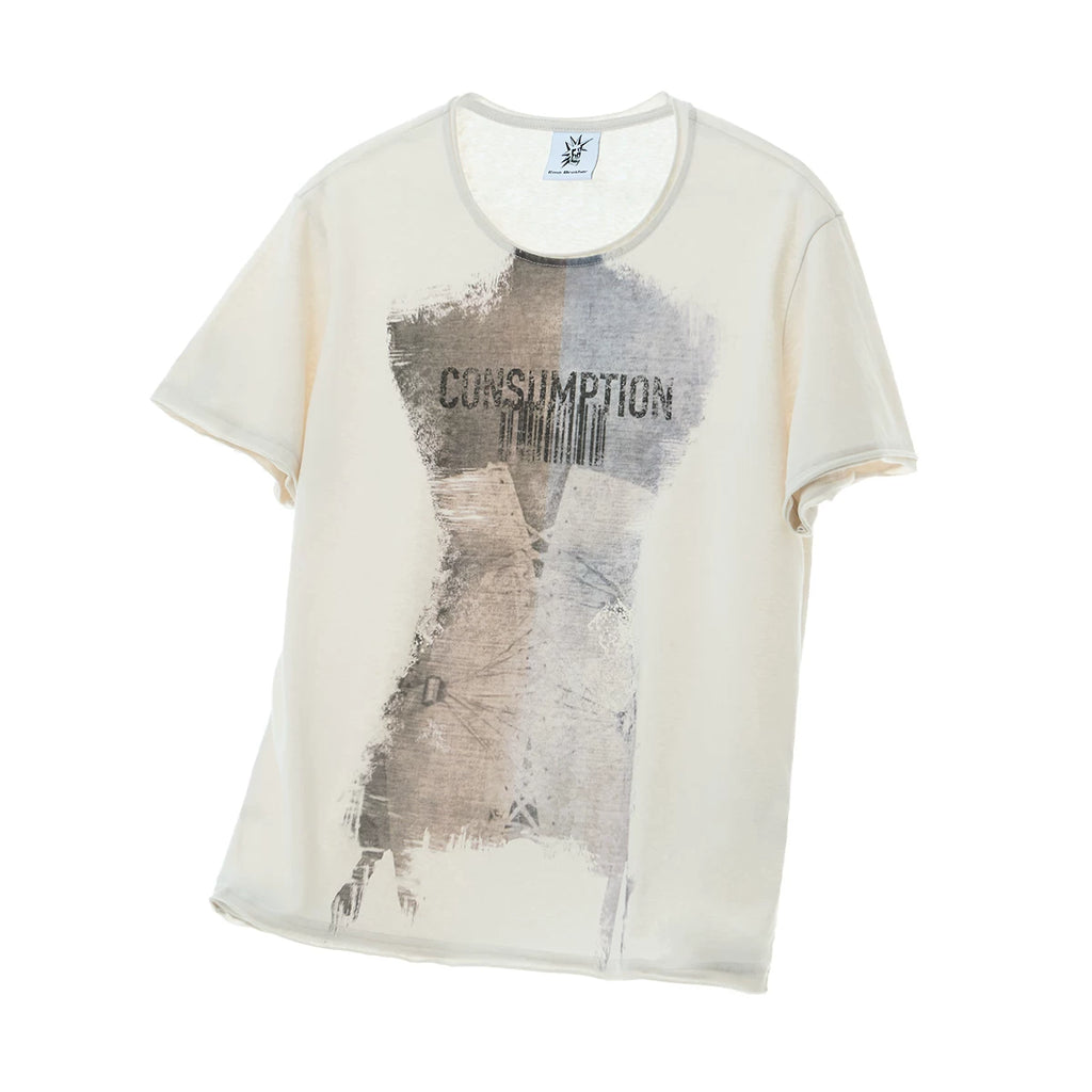 RESPECT PRINT DRAWSTRING TEE