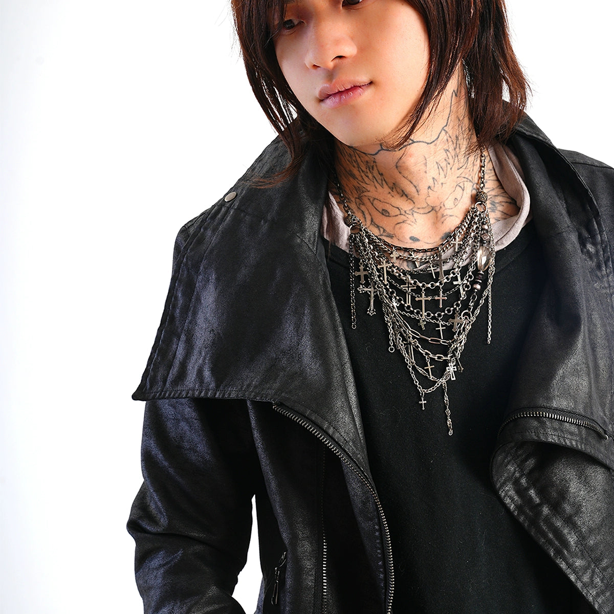 CUSTOM WAXED LEATHER JACKET