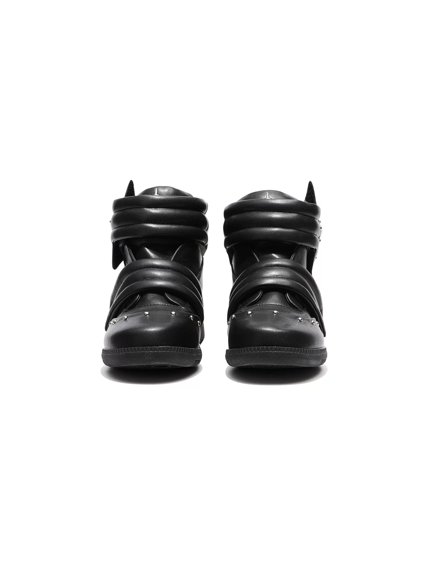 STUDDED HIGH-TOP SNEAKERS