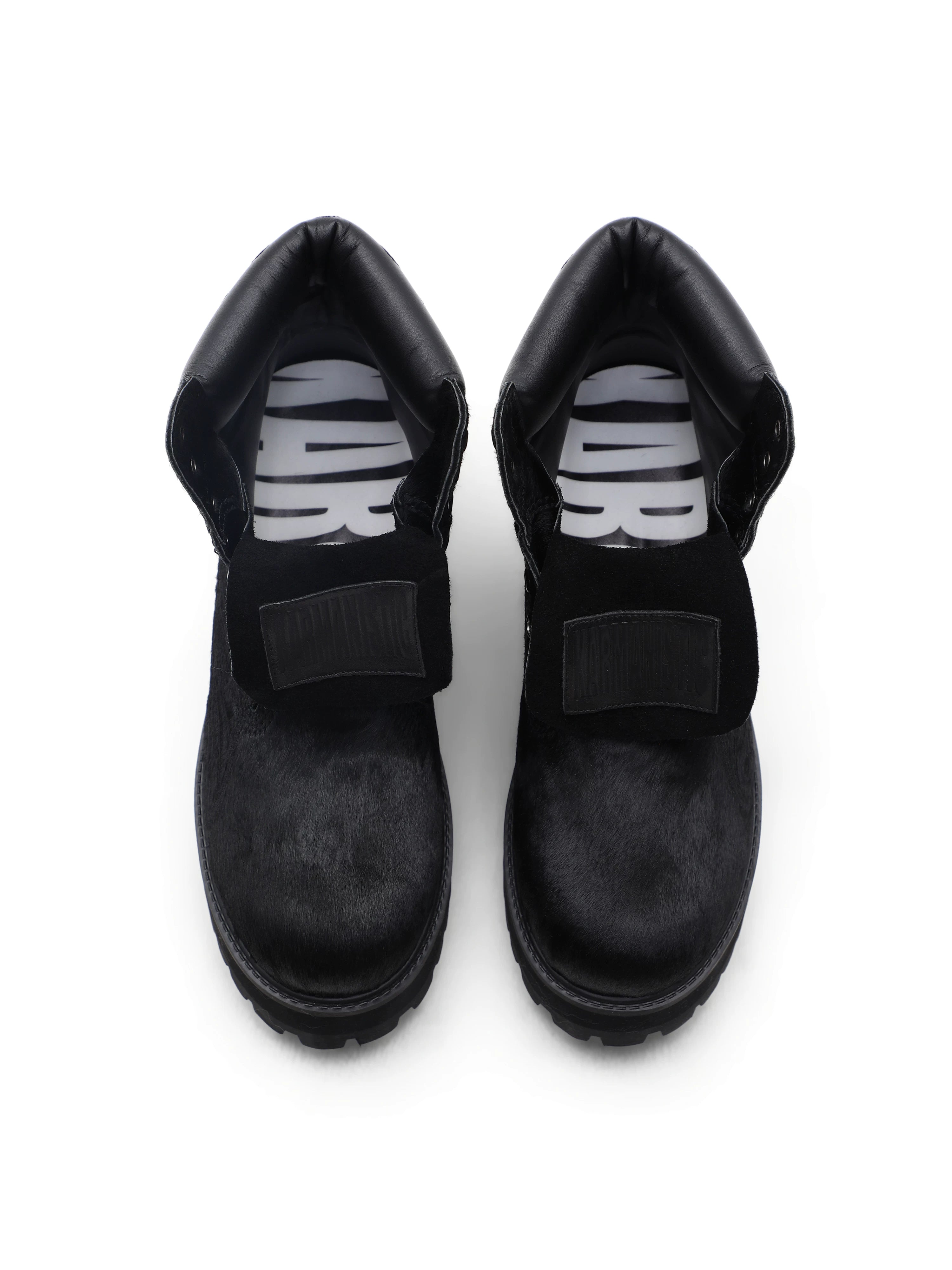 VINTAGE HORSEHAIR HIGH-TOP BOOTS