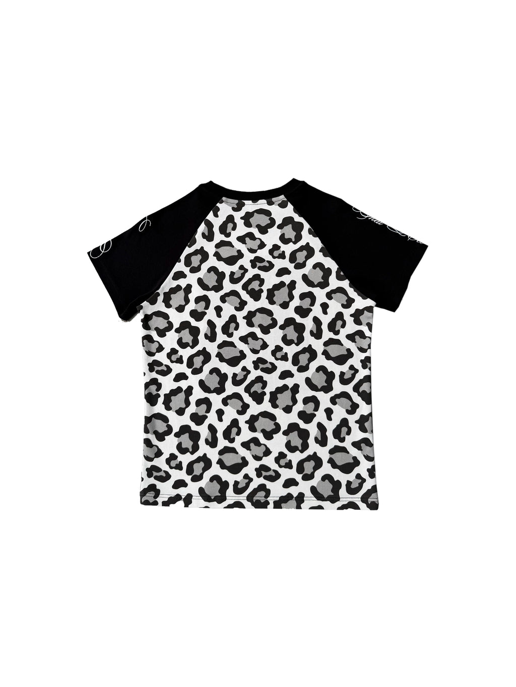 LEOPARD PRINT BEADED TEE