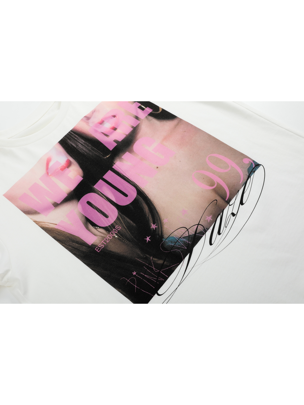 PSYCHEDELIC PRINT FITTED TEE