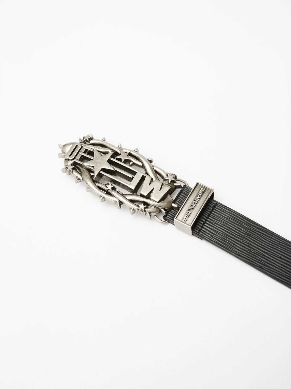 EMBOSSED LEATHER NICHE BELT