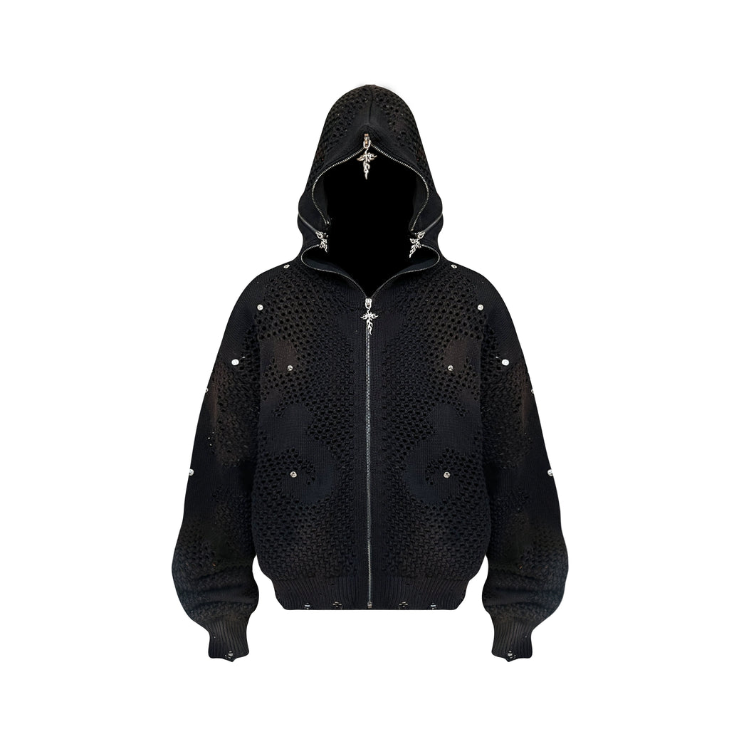 HOLLOW OUT HOODIE