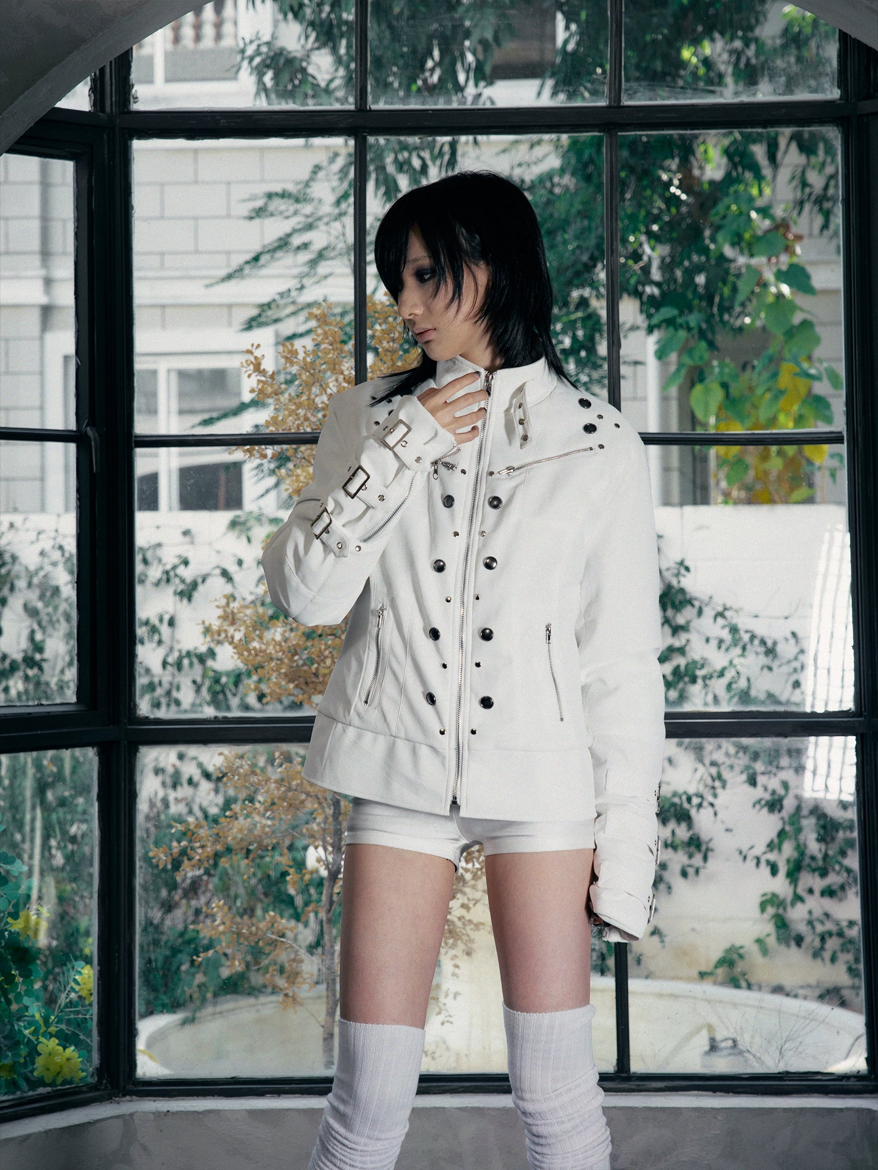 SACRED FEATHER SUEDE JACKET