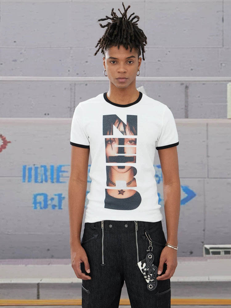 NERD PUNK SPLICED T-SHIRT