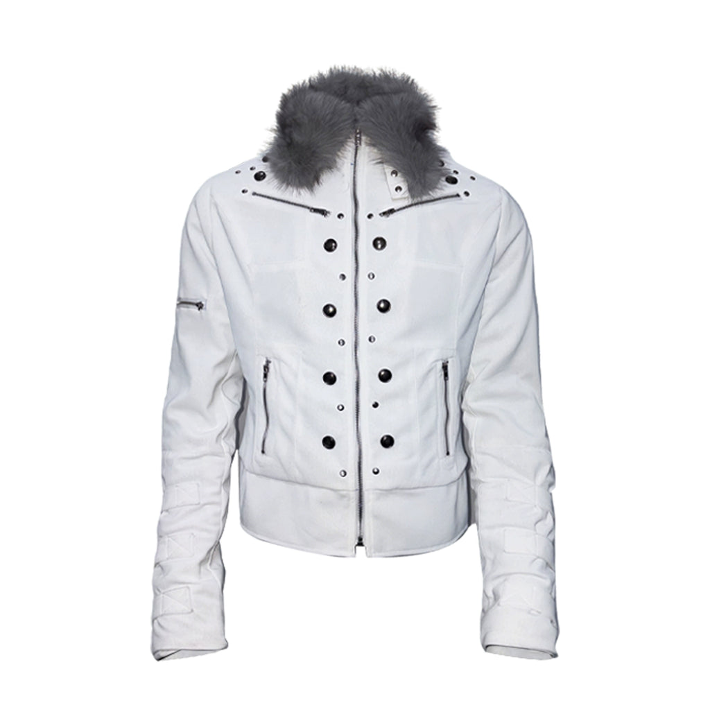 SACRED FEATHER SUEDE JACKET