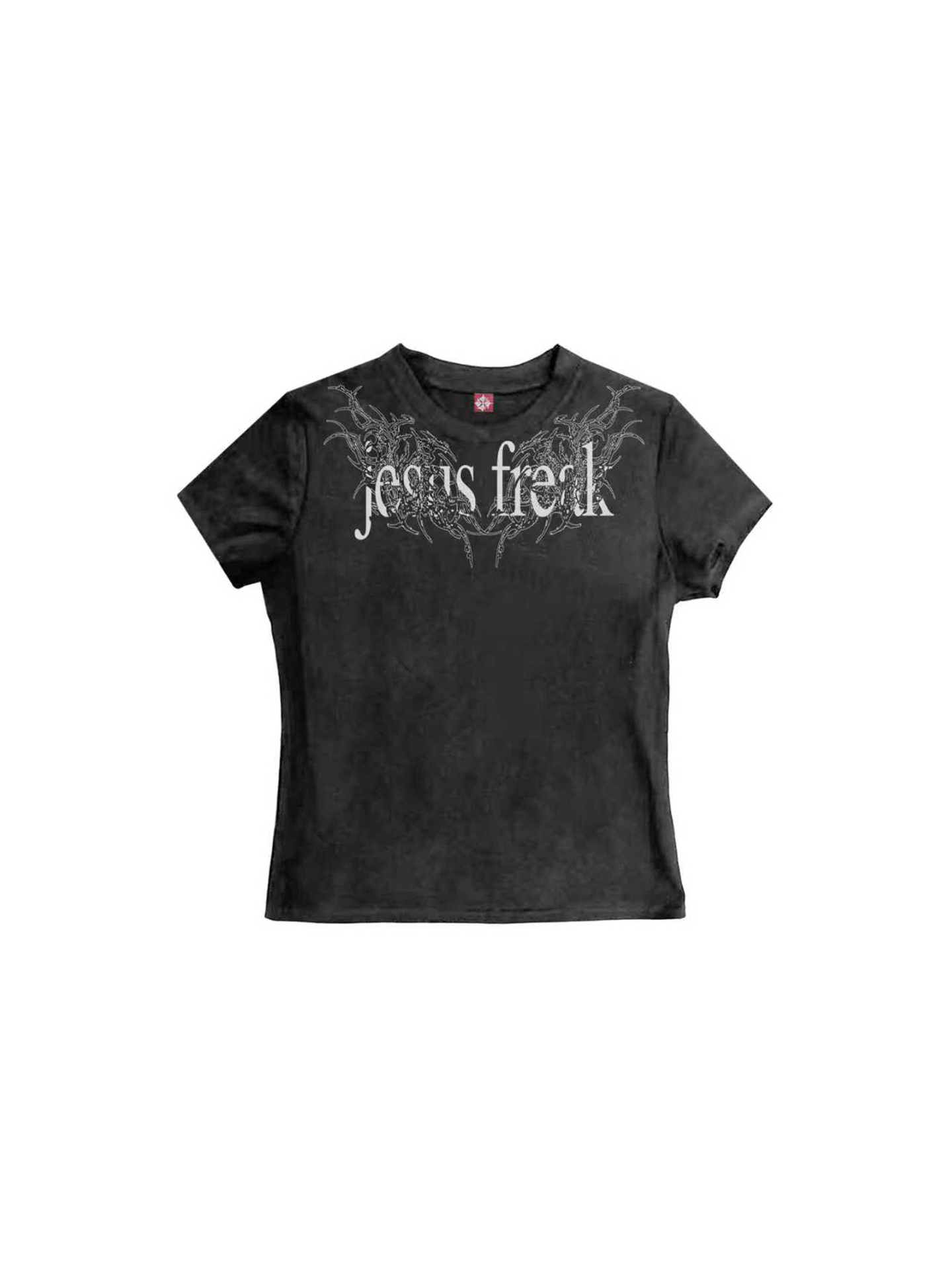 THORN GOTHIC SLOGAN T-SHIRT