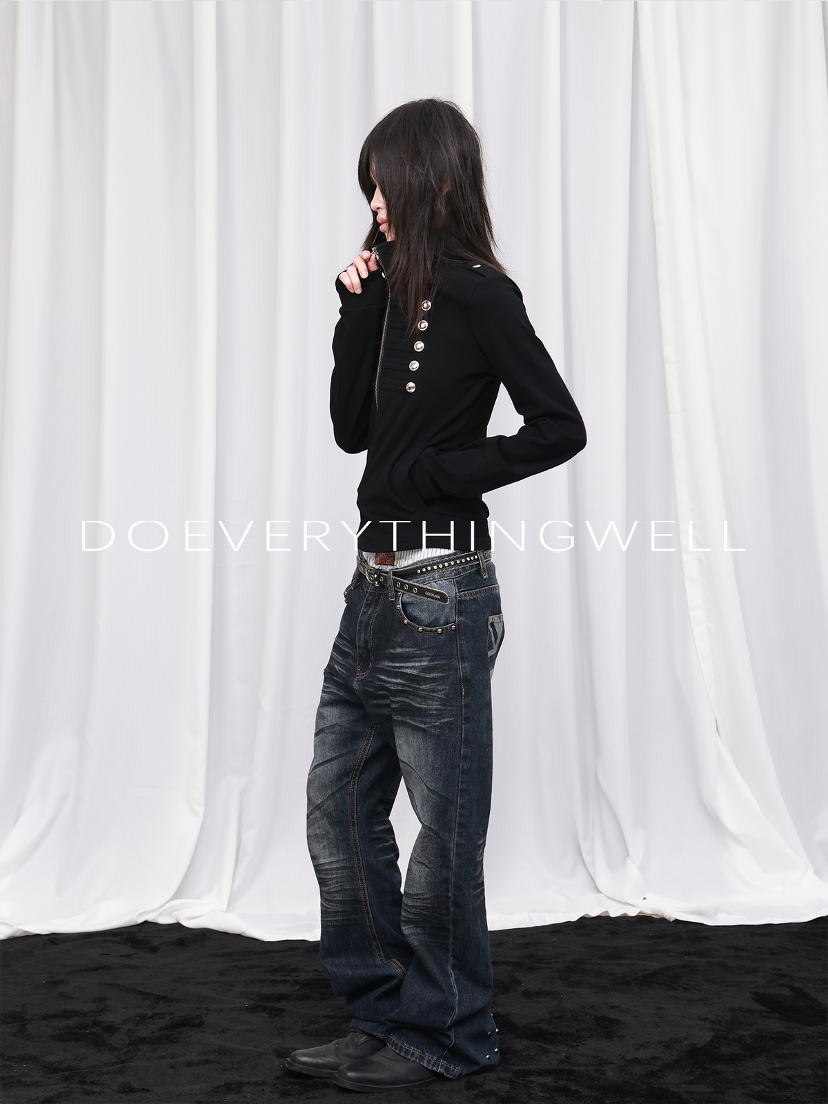 NAPOLEON-STYLE CROPPED JACKET