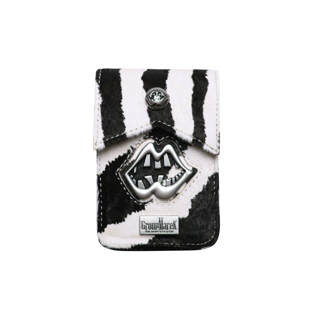 TWO-TONE LEATHER CIGARETTE POUCH