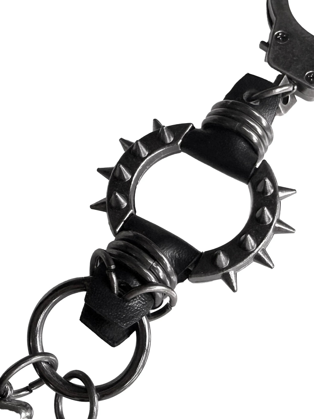 PUNK MECHANICAL BONE KEYCHAIN