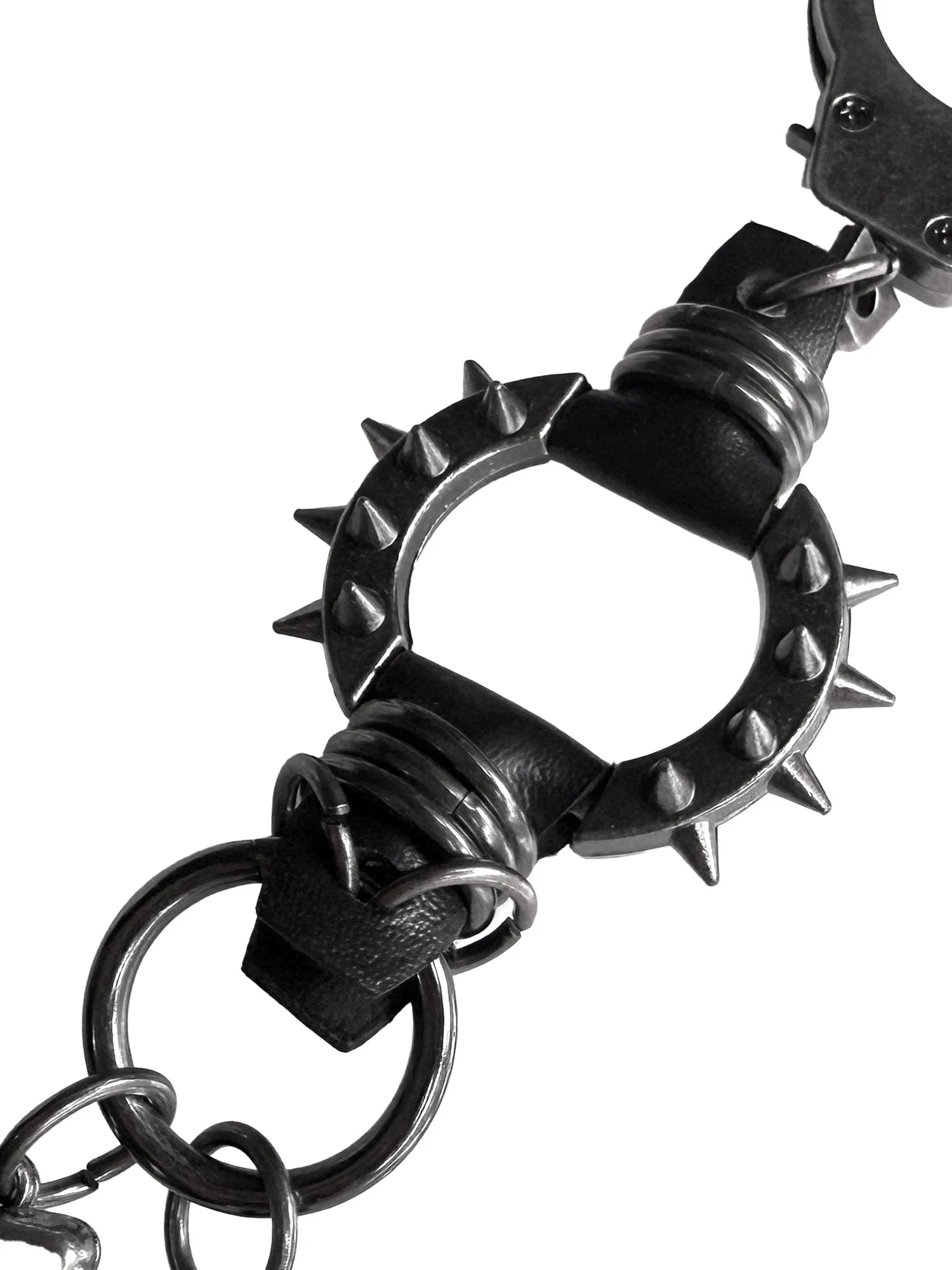 PUNK MECHANICAL BONE KEYCHAIN
