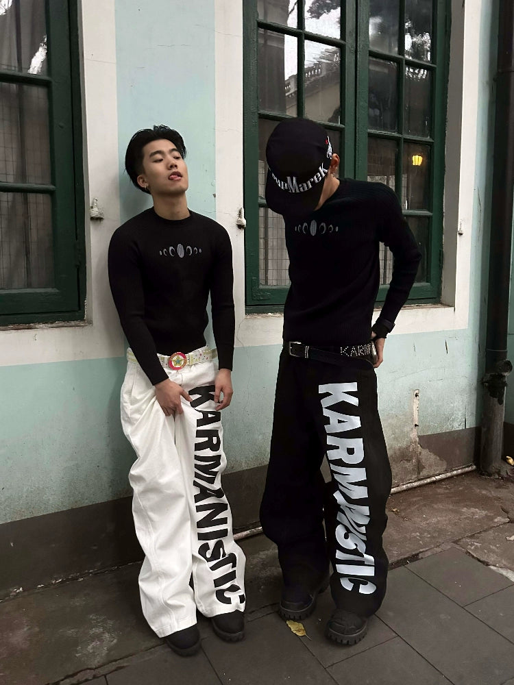 WIDE-LEG KARMA PANTS