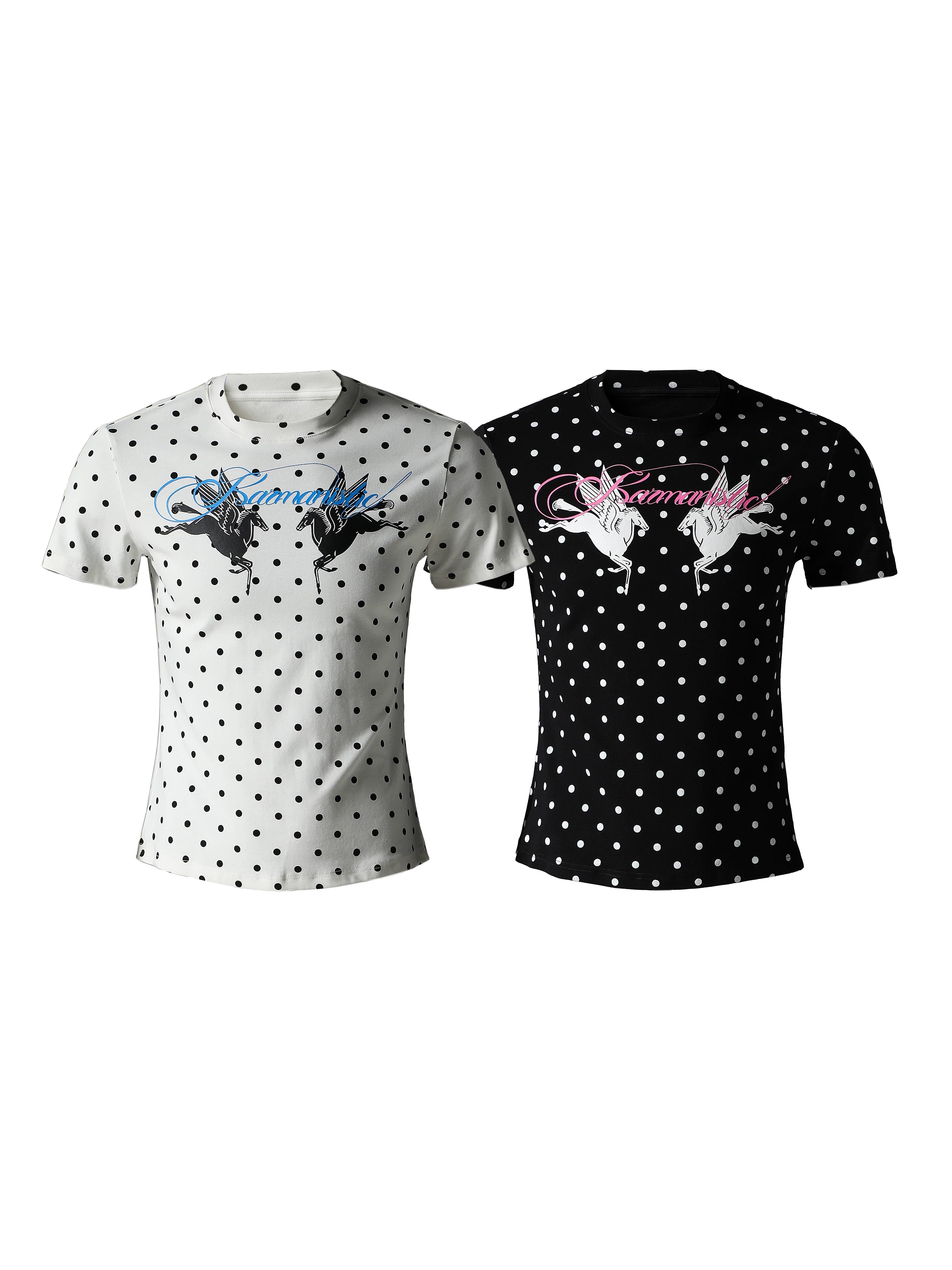 RETRO POLKA DOT T-SHIRT