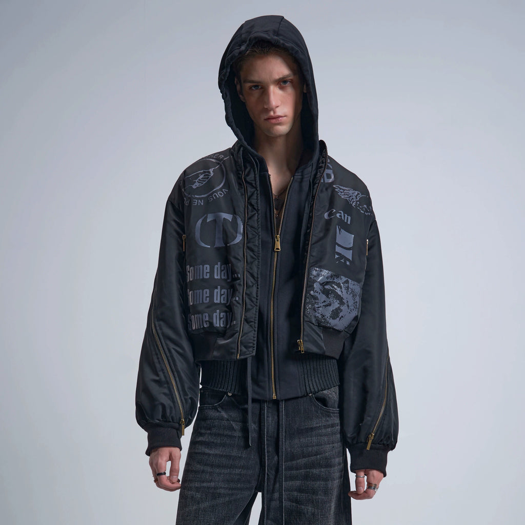 BOMBER ZIP JACKET