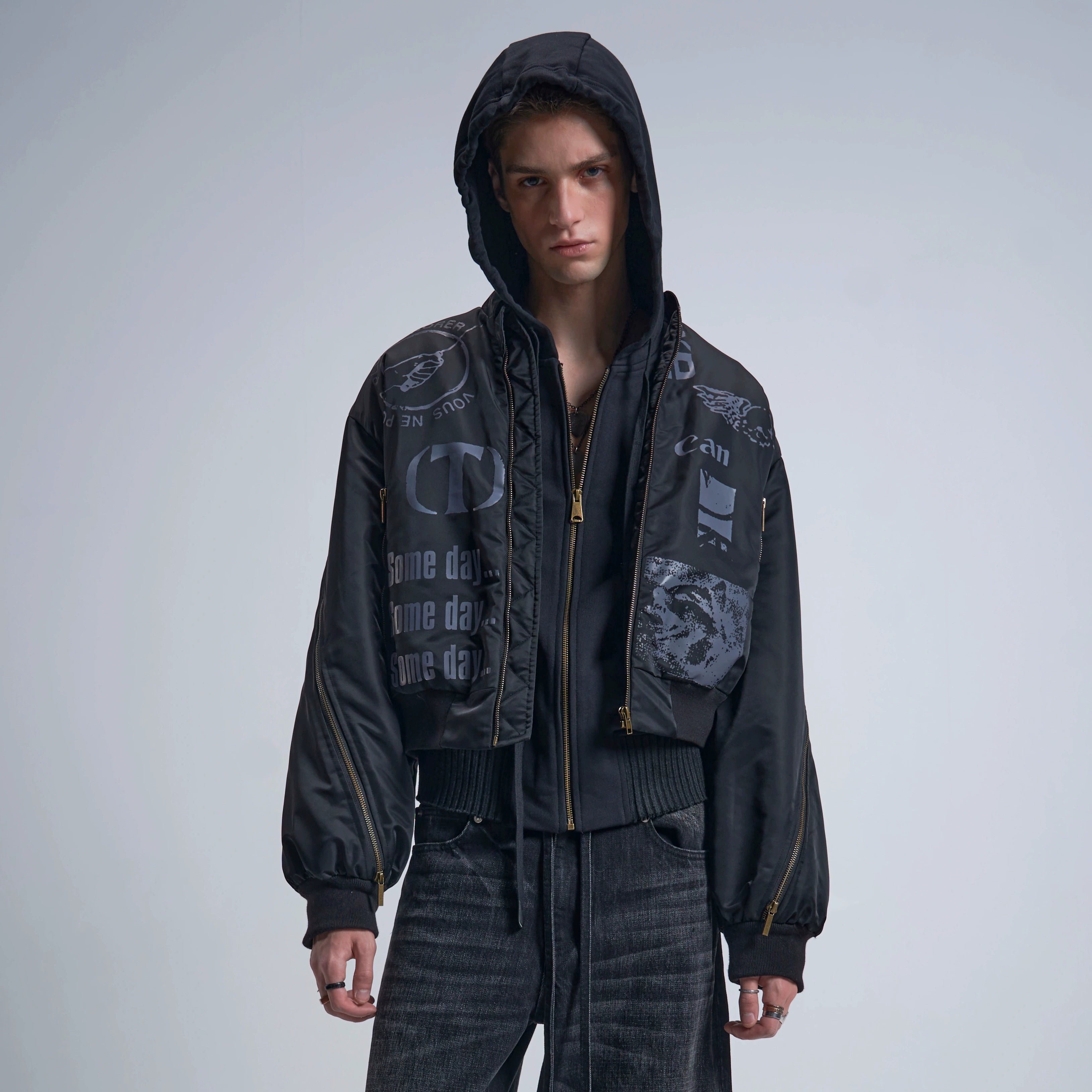 BOMBER ZIP JACKET